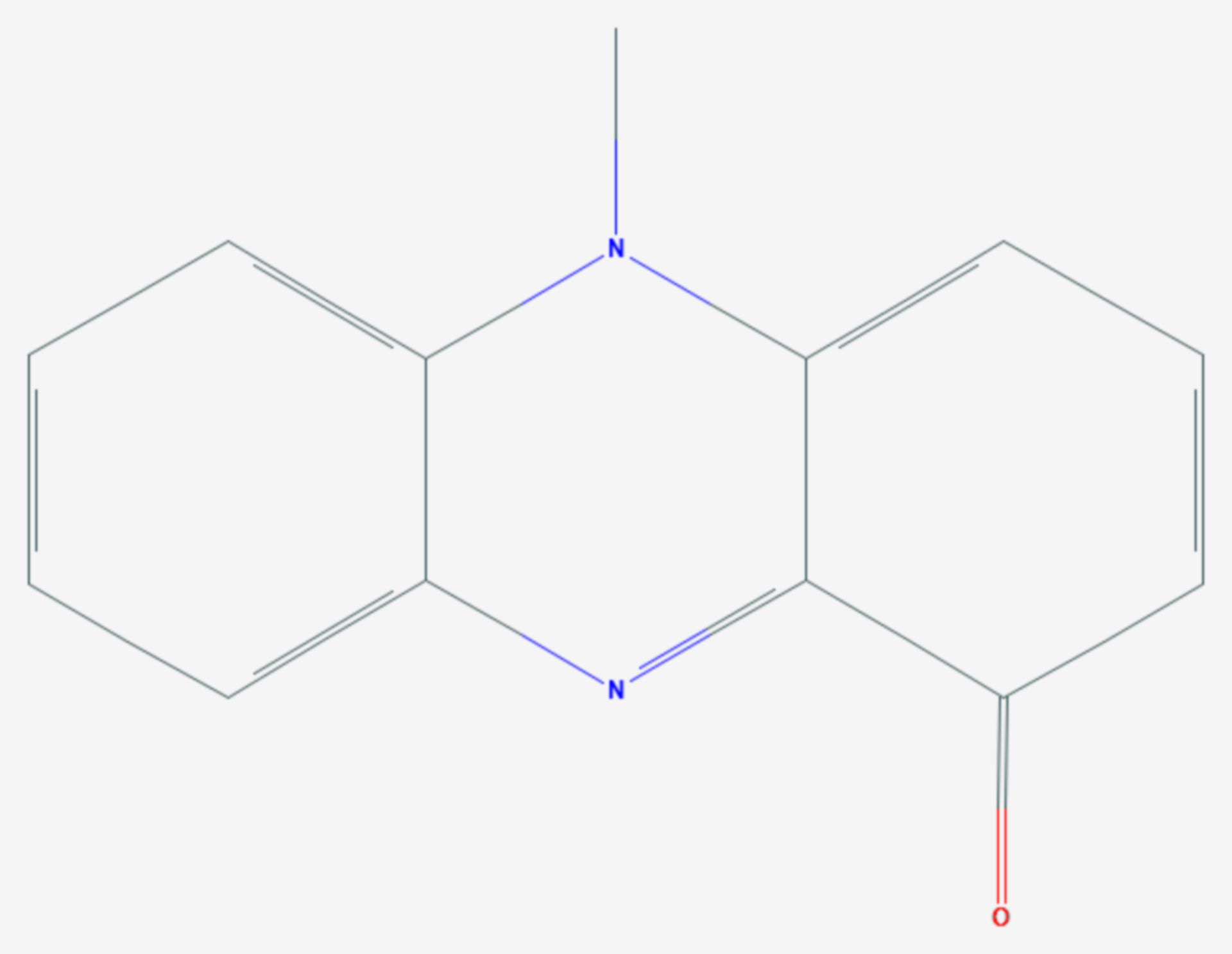 Pyocyanin (Strukturformel)