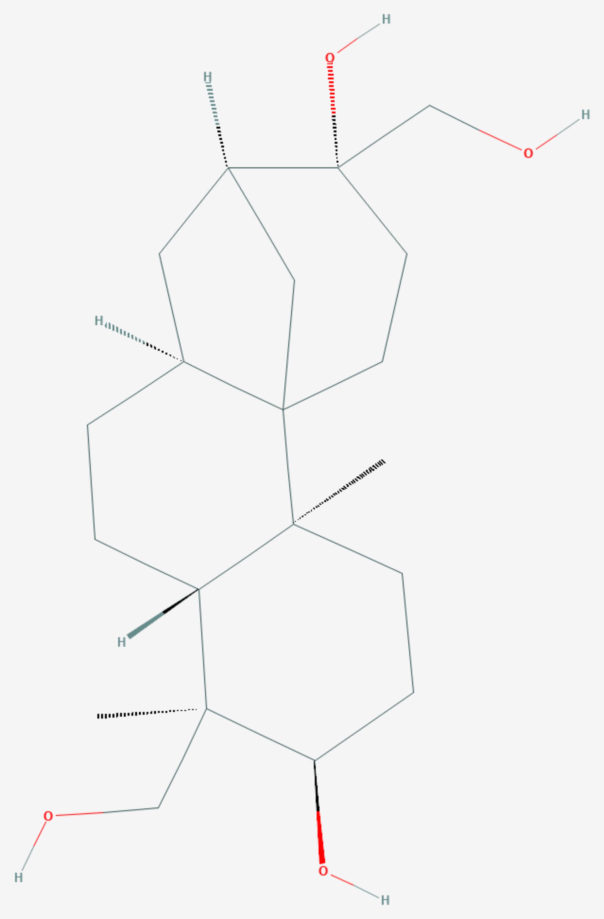 Aphidicolin (Strukturformel)