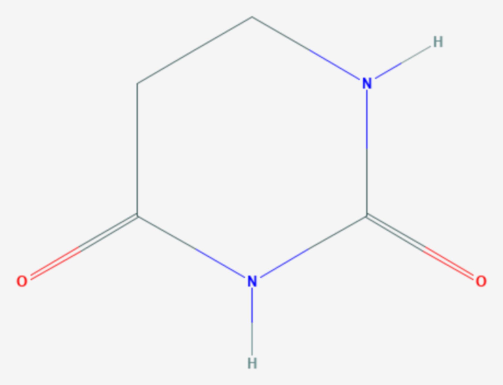 Dihydrouracil (Strukturformel)