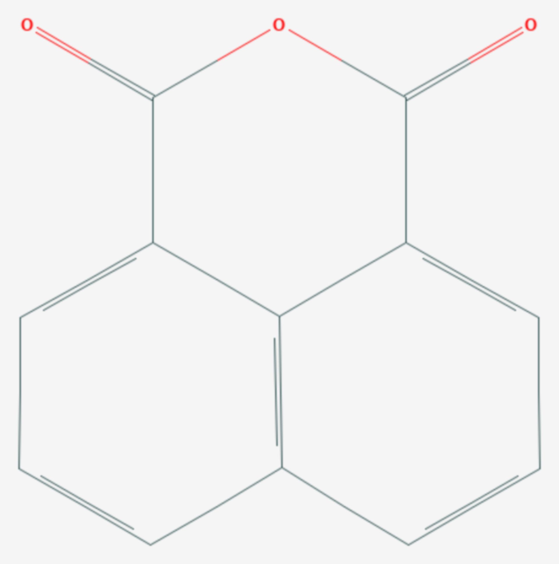 Naphthalsäureanhydrid (Strukturformel)