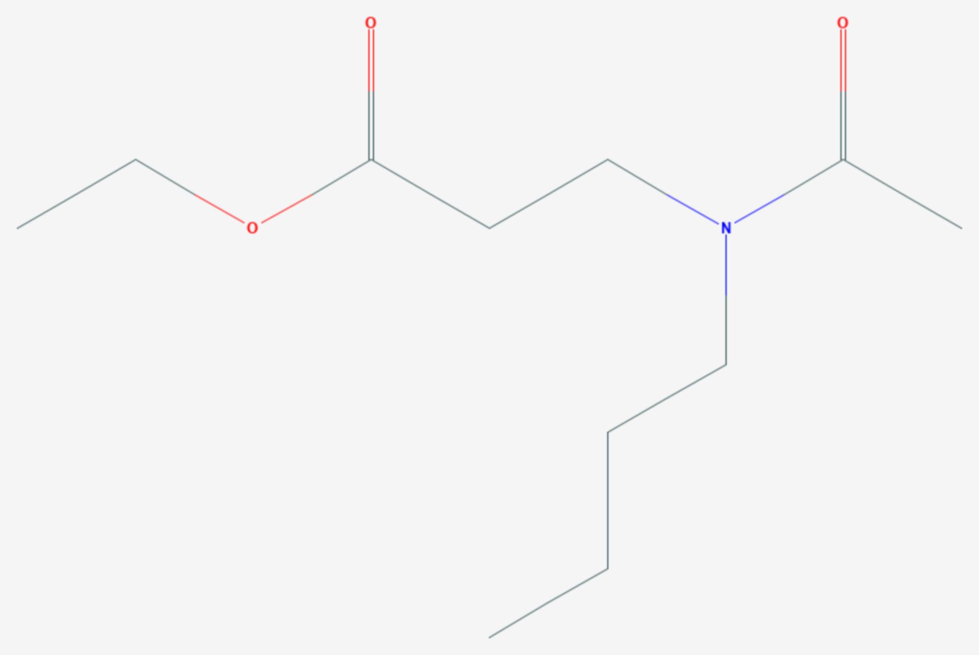Ethylbutylacetylaminopropionat (Strukturformel)