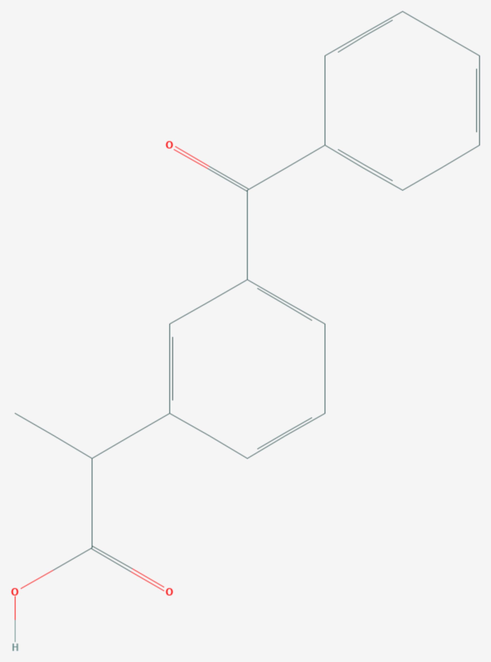 Ketoprofen (Strukturformel)