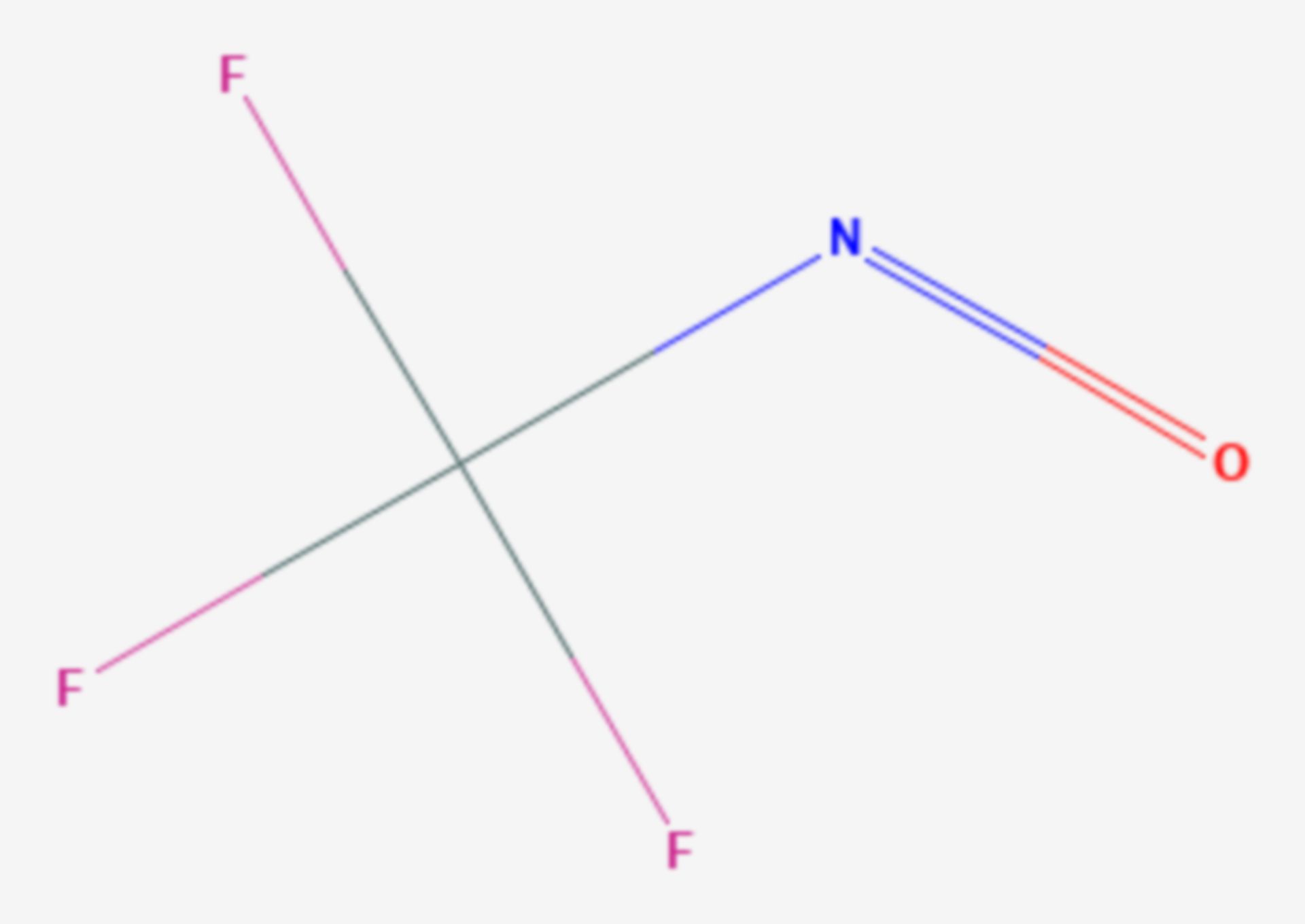 Trifluornitrosomethan (Strukturformel)