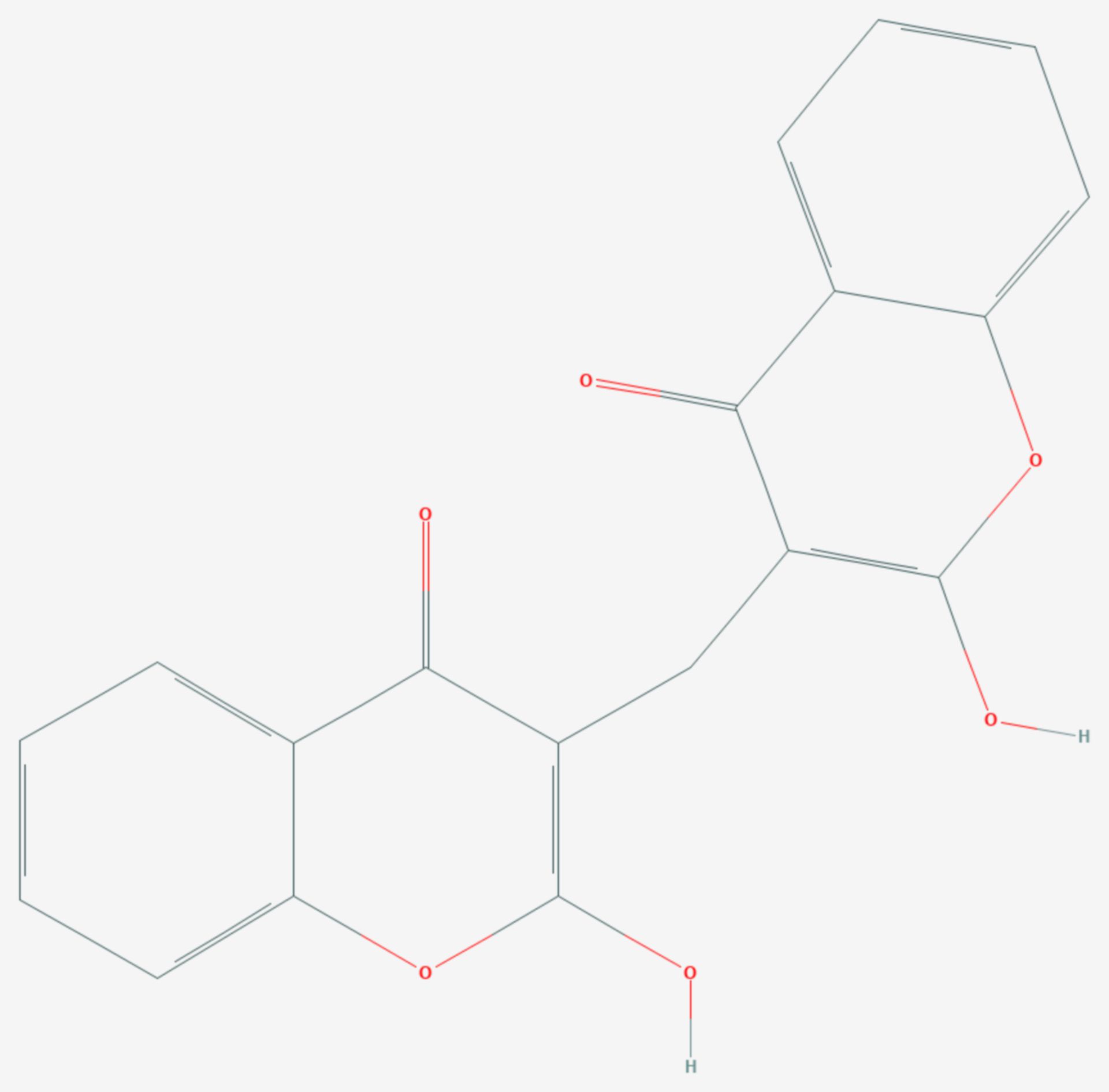 Dicumarol (Strukturformel)