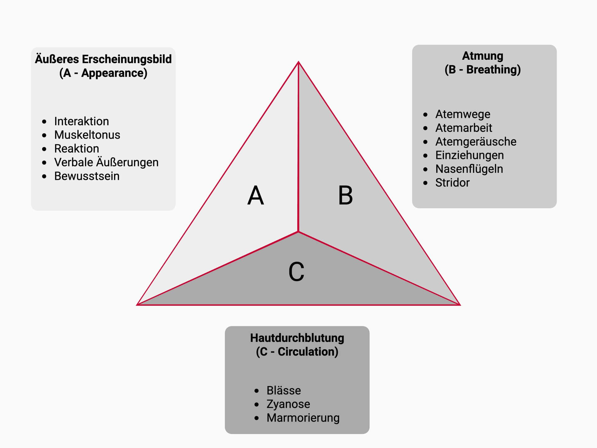 Pädiatrisches Beurteilungsdreieck
