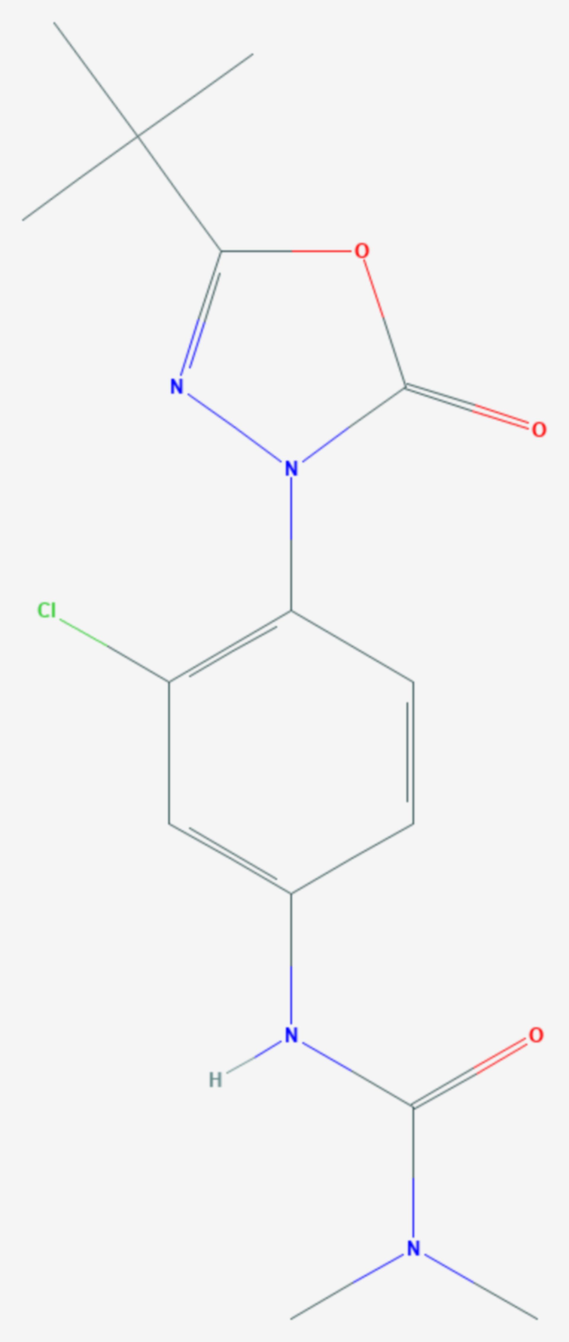 Dimefuron (Strukturformel)
