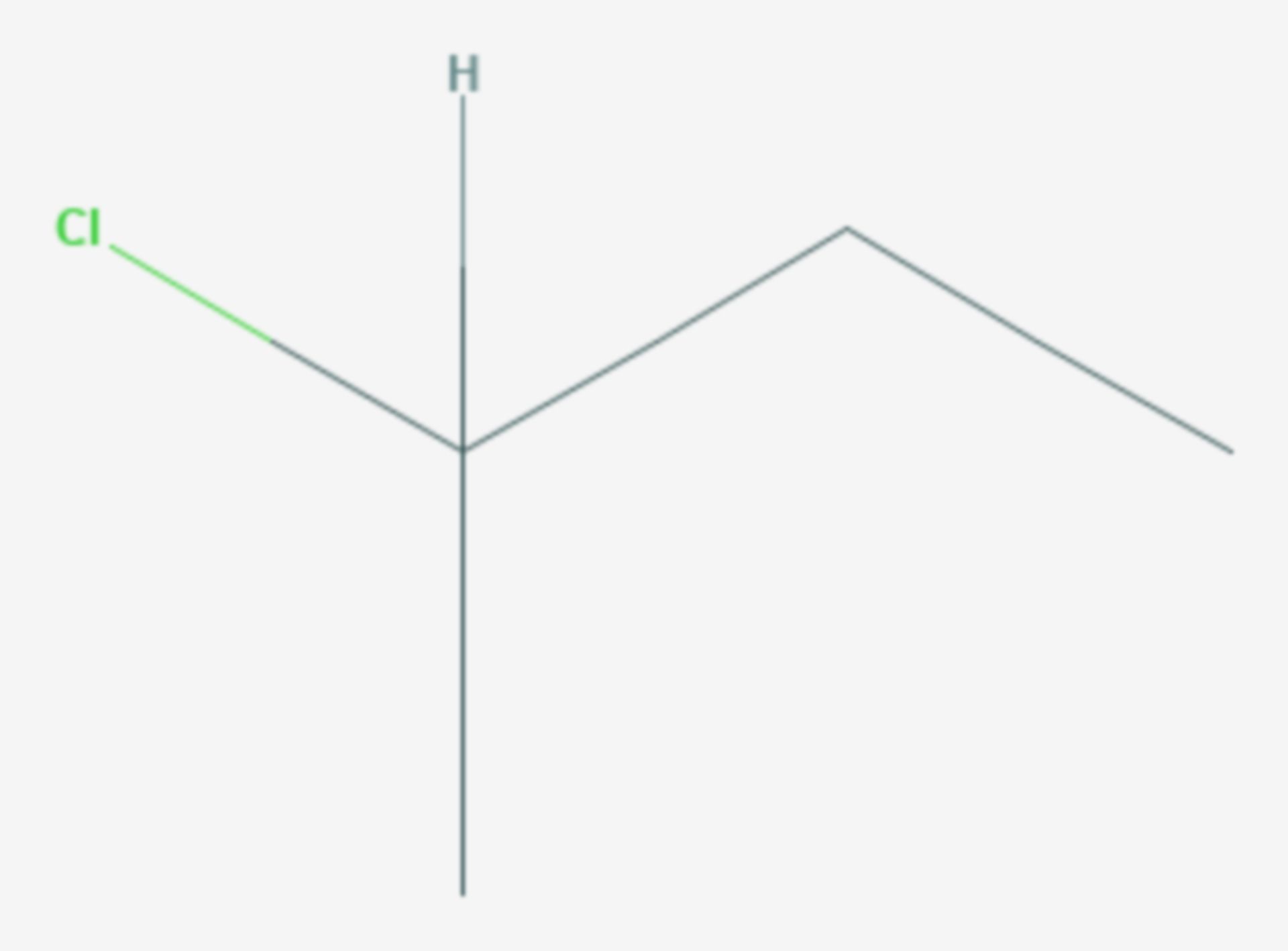 2-Chlorbutan (Strukturformel)