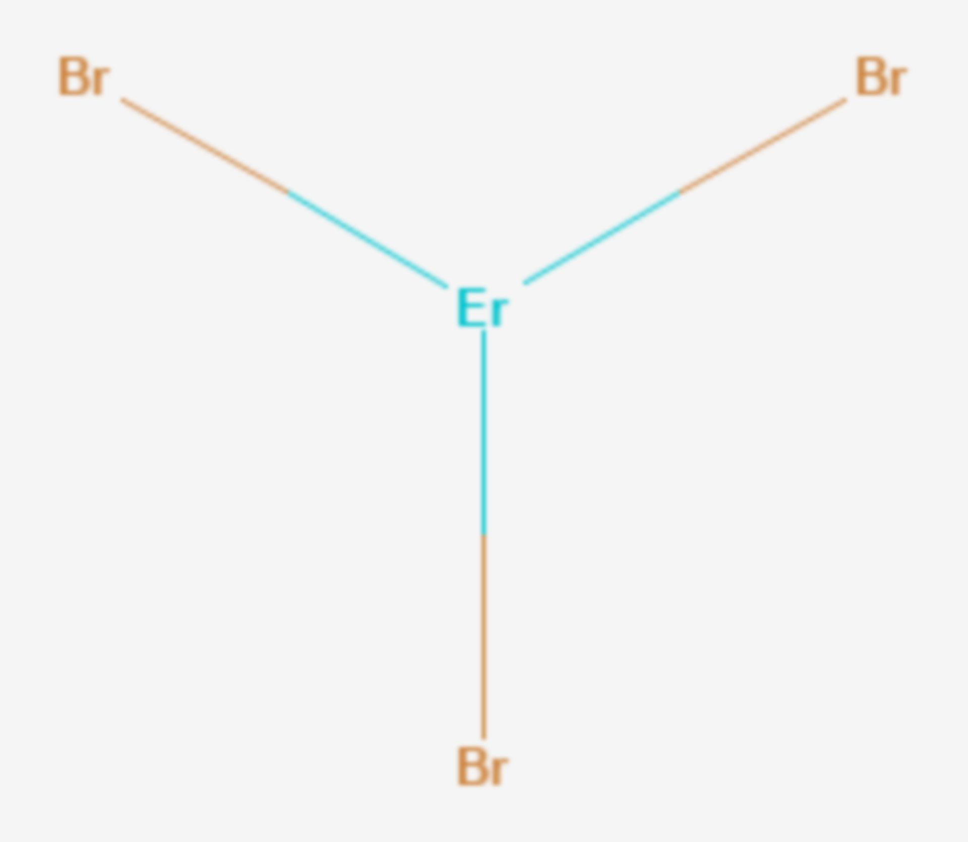 Erbium(III)-bromid (Strukturformel)