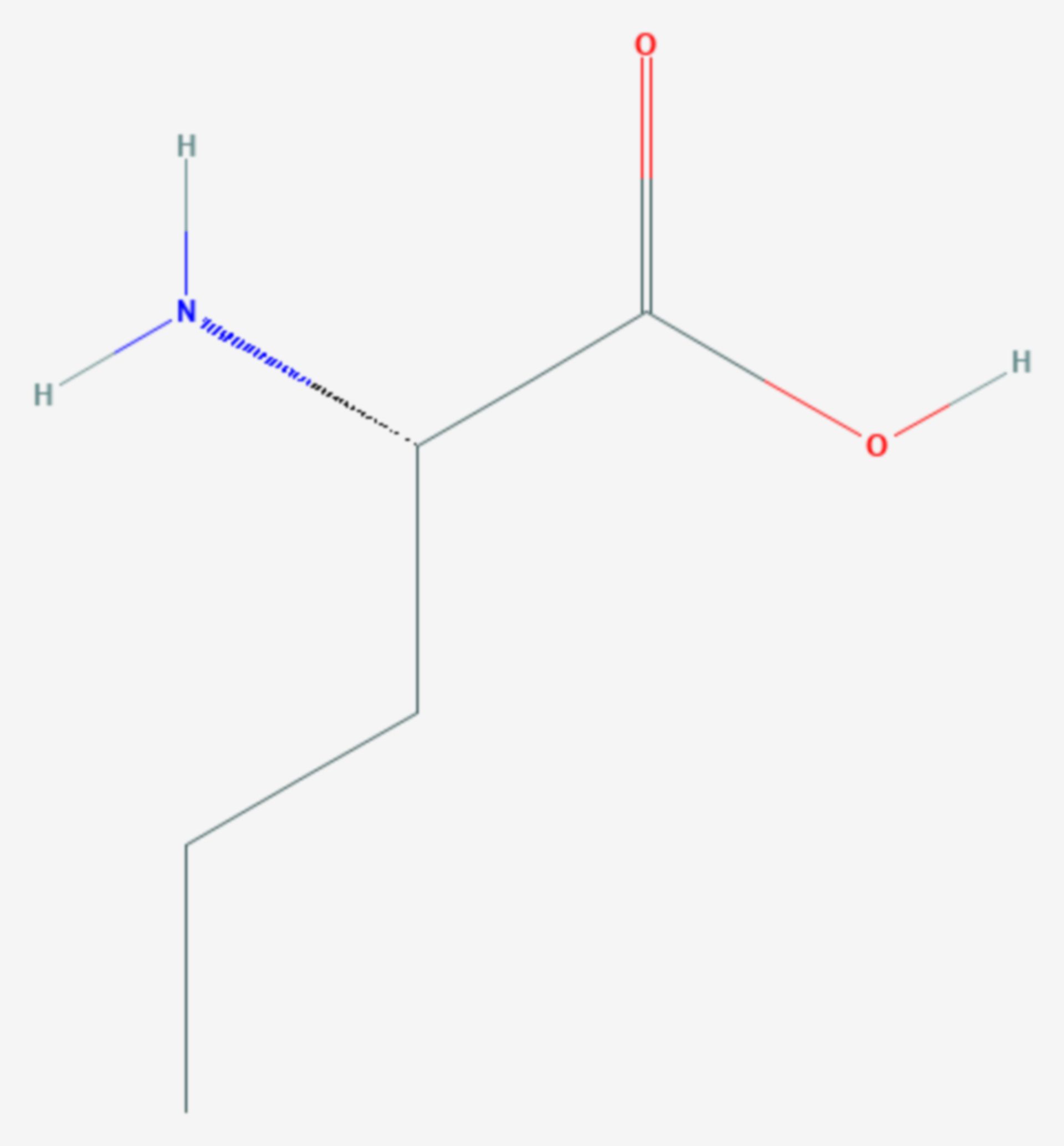 Norvalin (Strukturformel)
