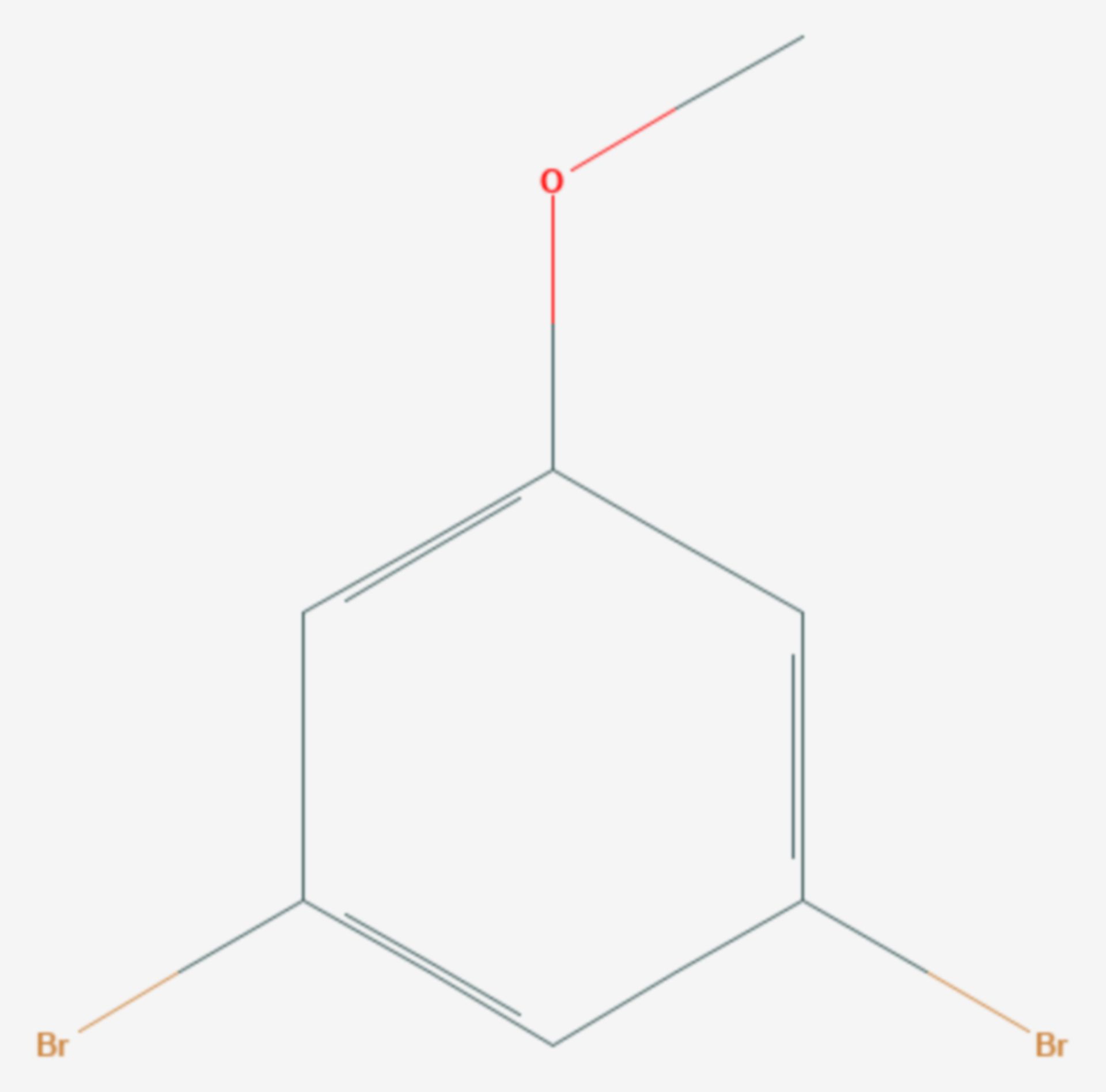 3,5-Dibromanisol (Strukturformel)