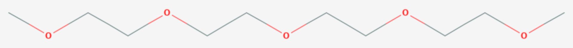 Tetraethylenglycoldimethylether (Strukturformel)