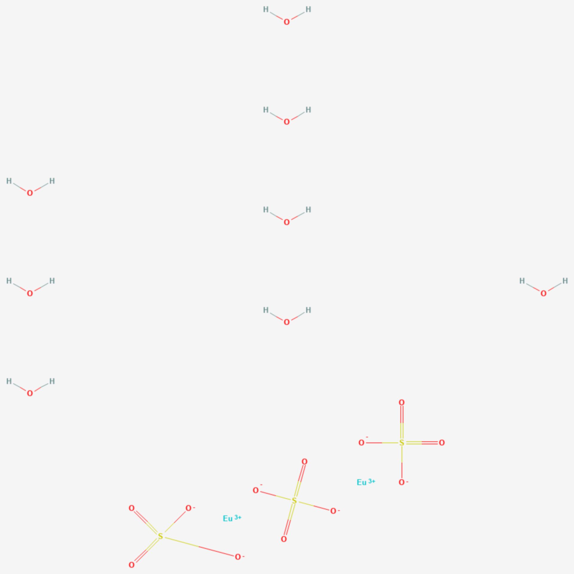 Europium(III)-sulfat (Strukturformel)