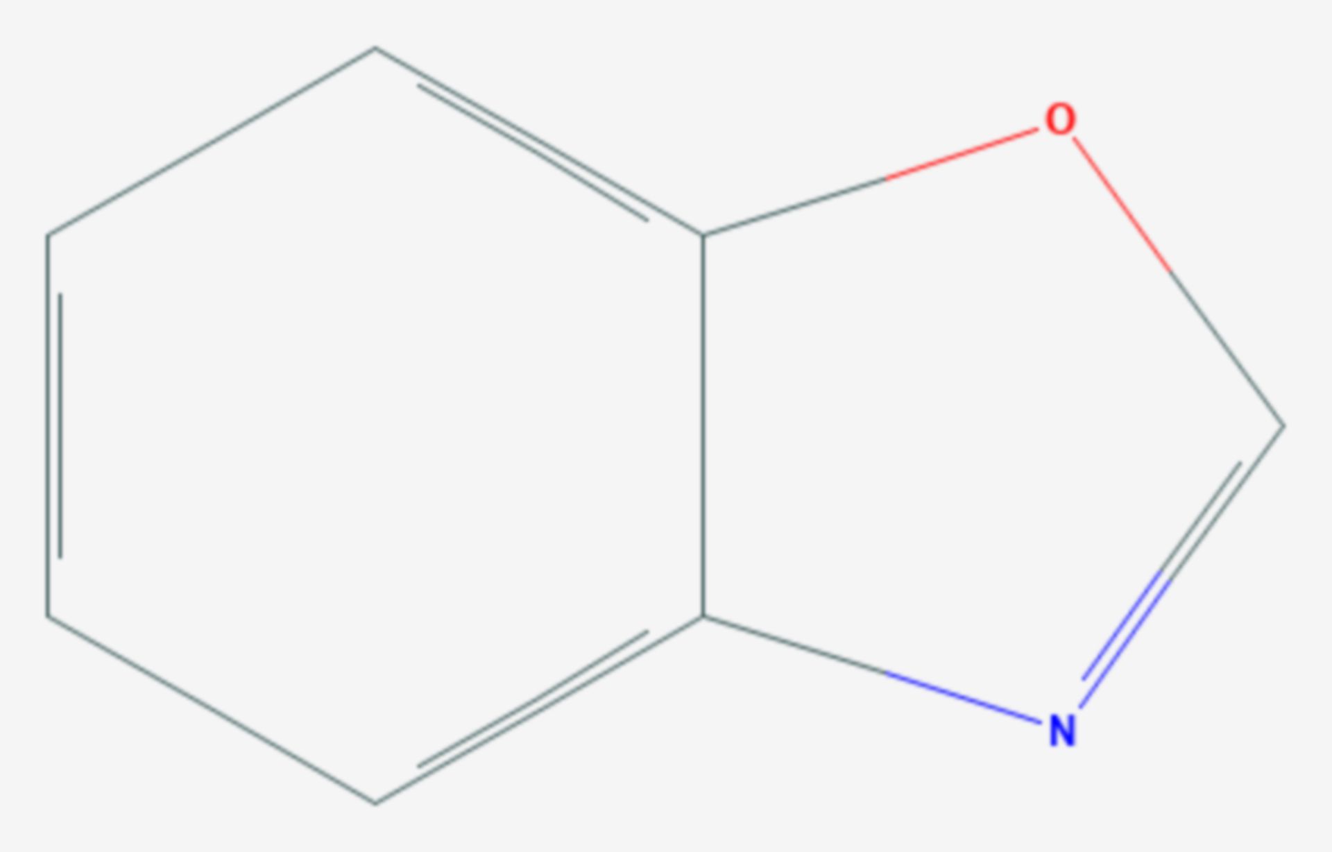 Benzoxazol (Strukturformel)