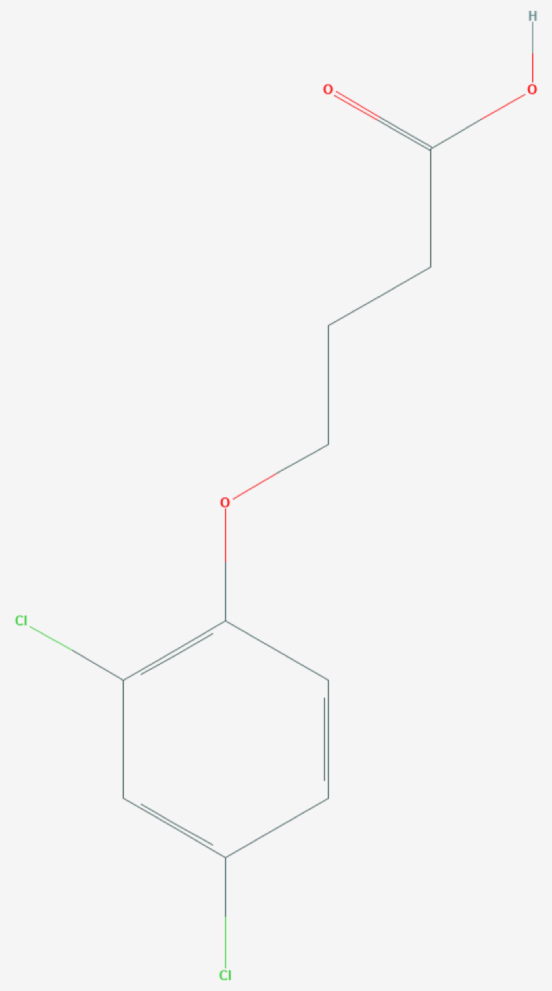 4-(2,4-Dichlorphenoxy)buttersäure (Strukturformel)