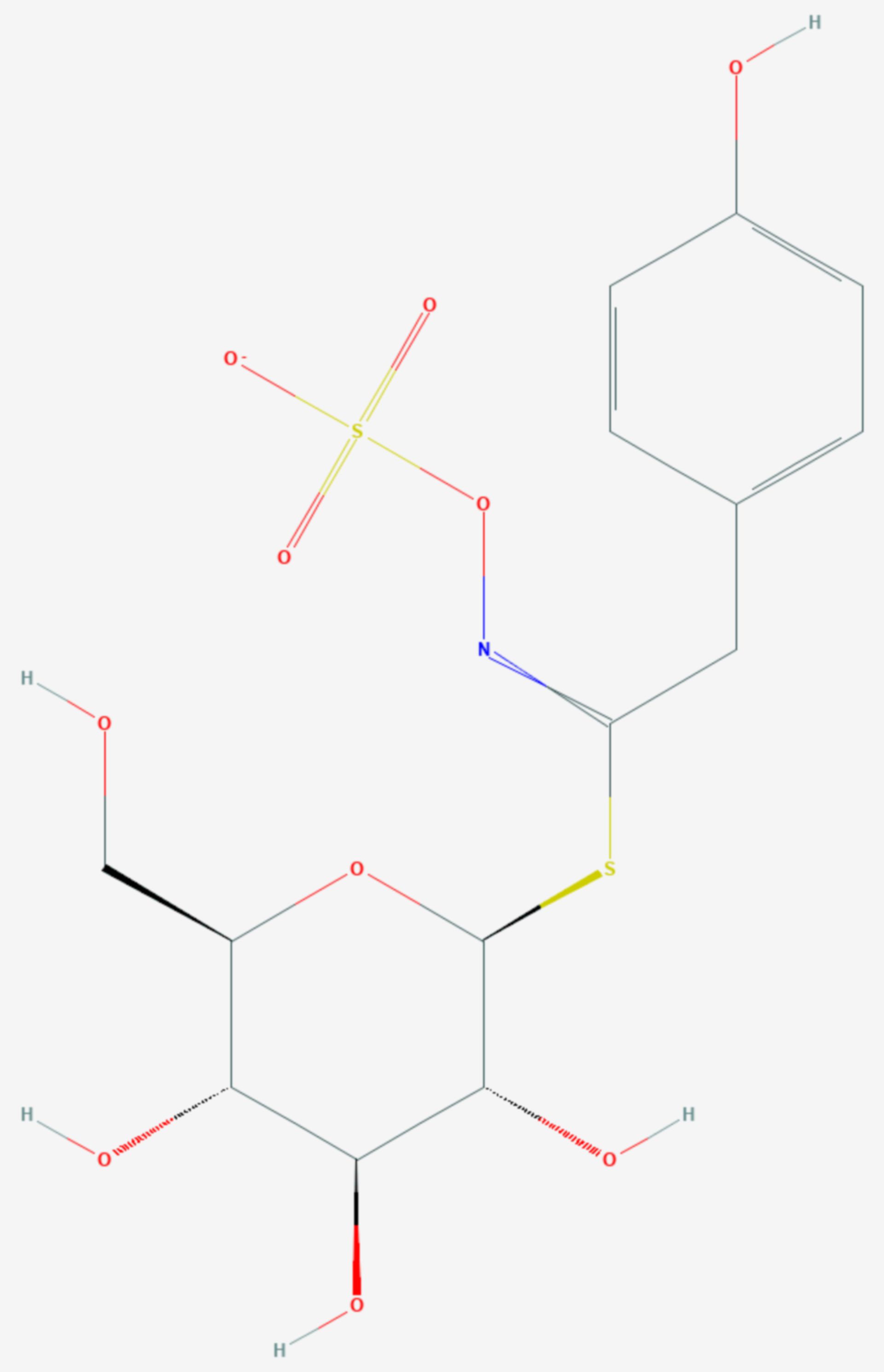 Sinalbin (Strukturformel)
