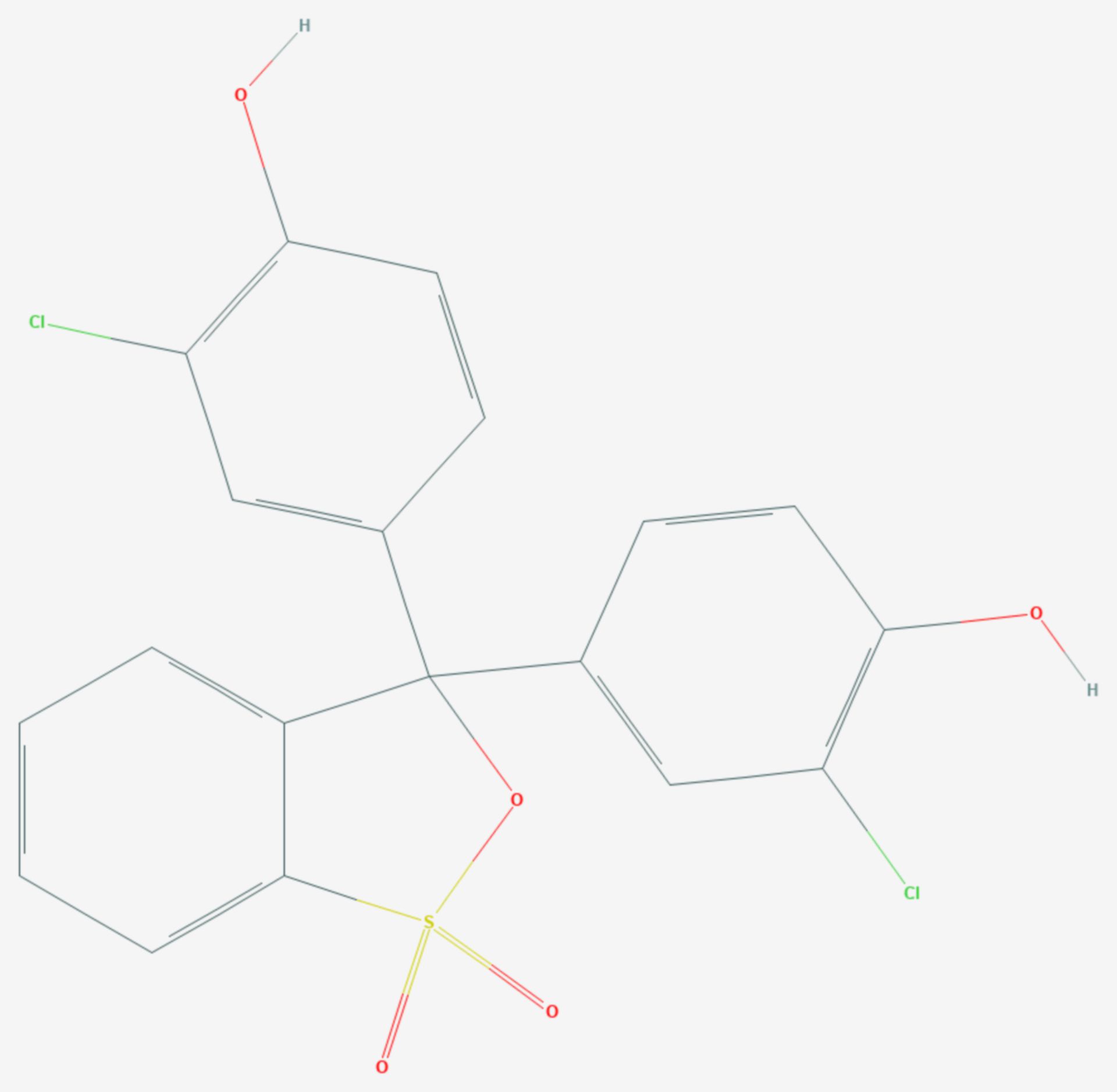 Chlorphenolrot (Strukturformel)