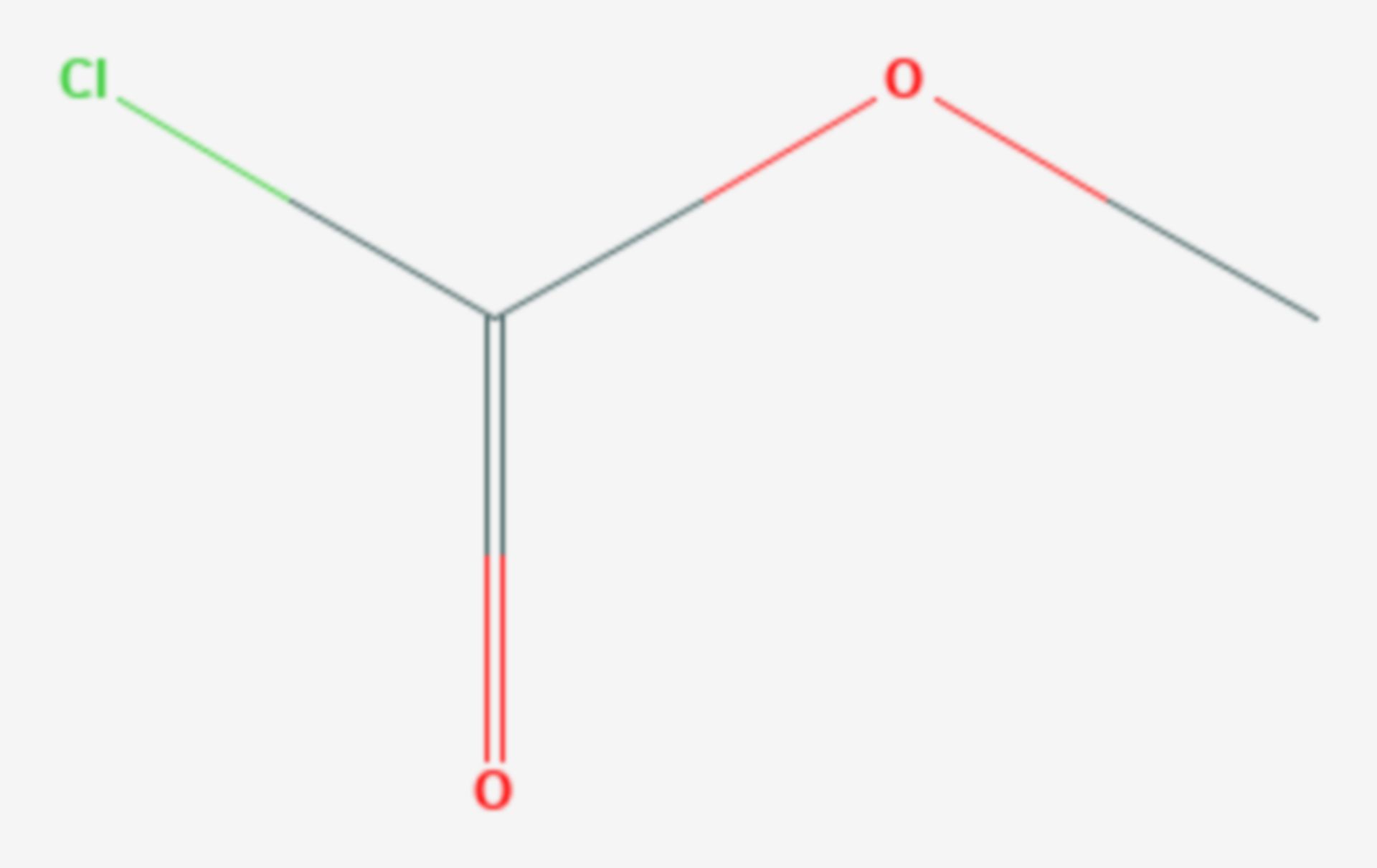 Chlorameisensäuremethylester (Strukturformel)