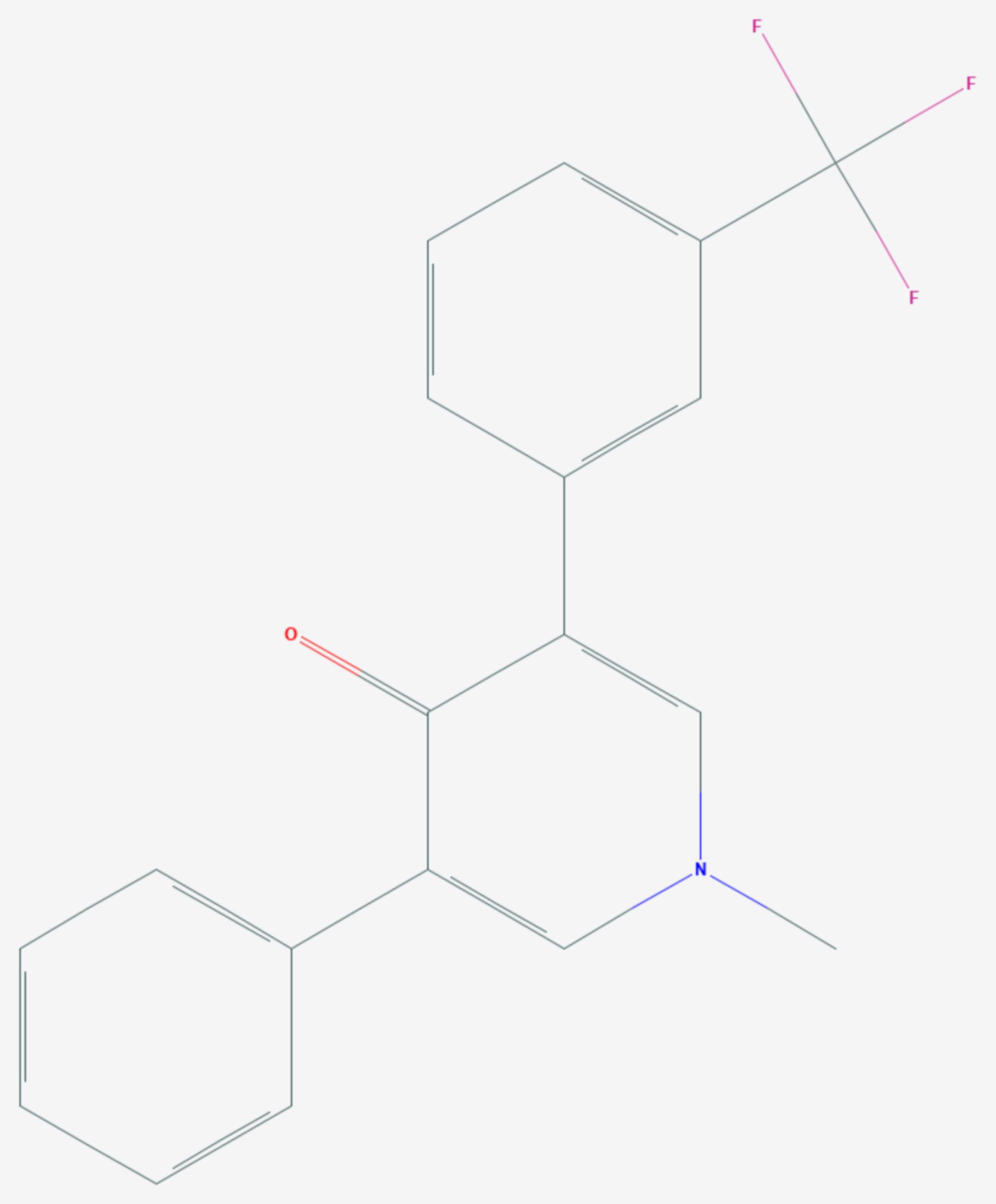 Fluridon (Strukturformel)