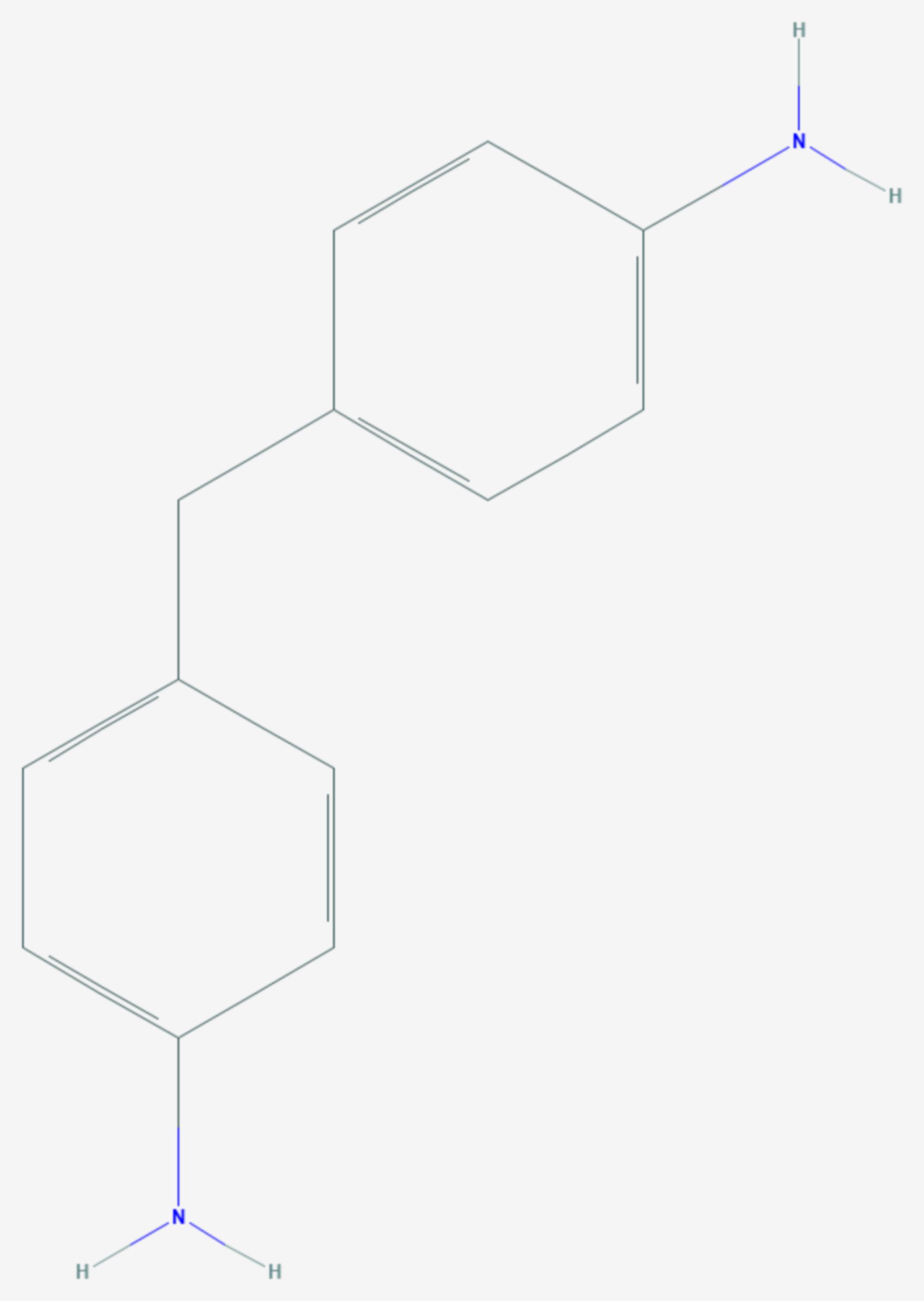 4,4′-Diaminodiphenylmethan (Strukturformel)