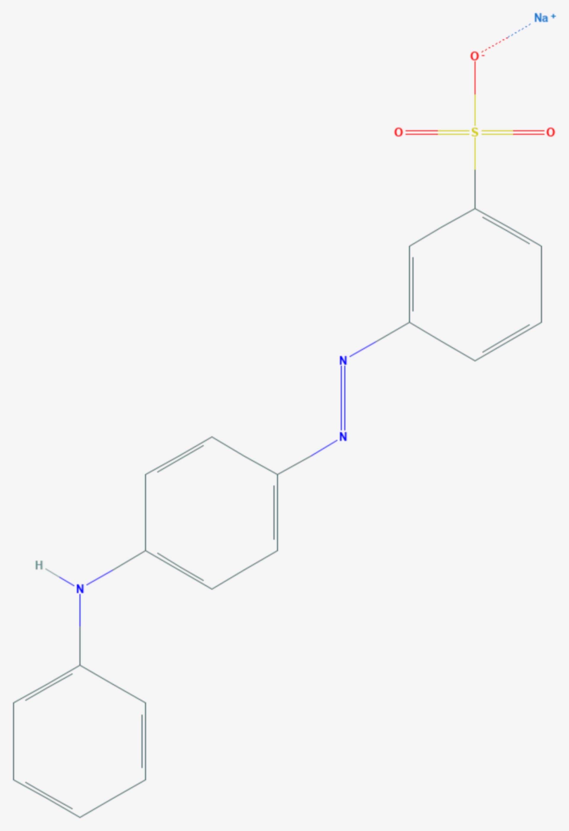 Metanilgelb (Strukturformel)