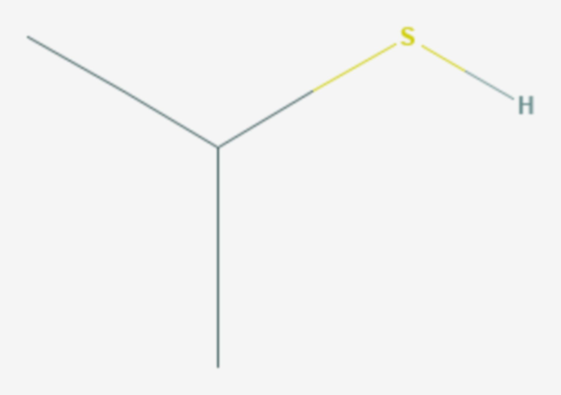 2-Propanthiol (Strukturformel)