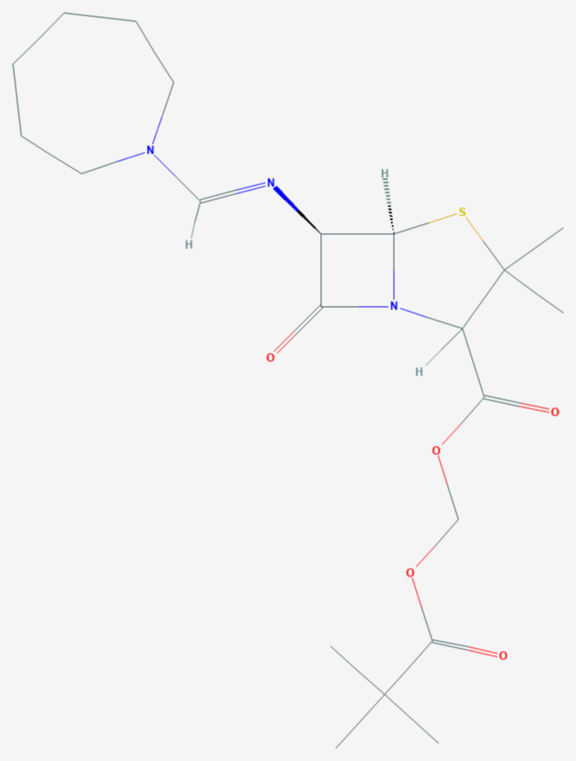 Pivmecillinam (Strukturformel)