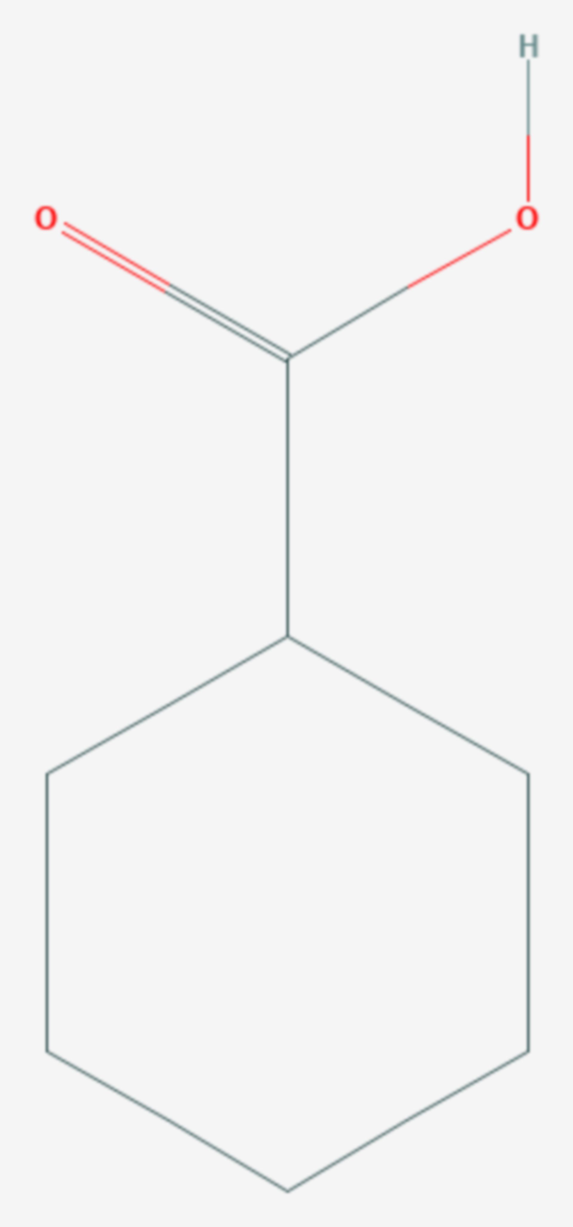 Cyclohexancarbonsäure (Strukturformel)