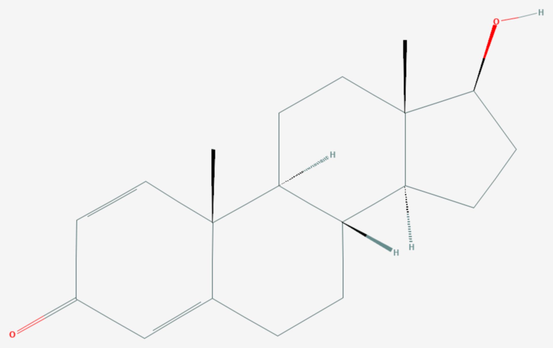 Boldenon (Strukturformel)