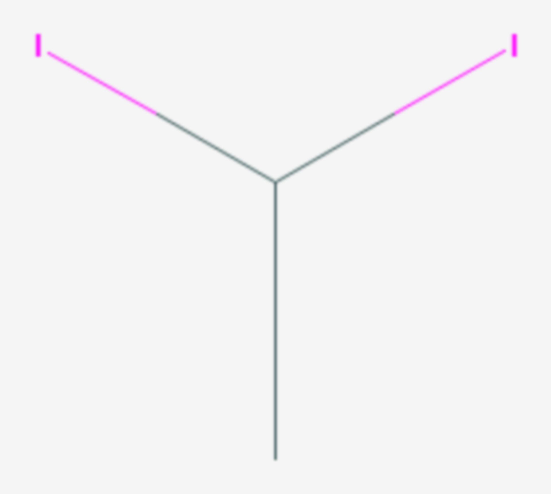 1,1-Diiodethan (Strukturformel)