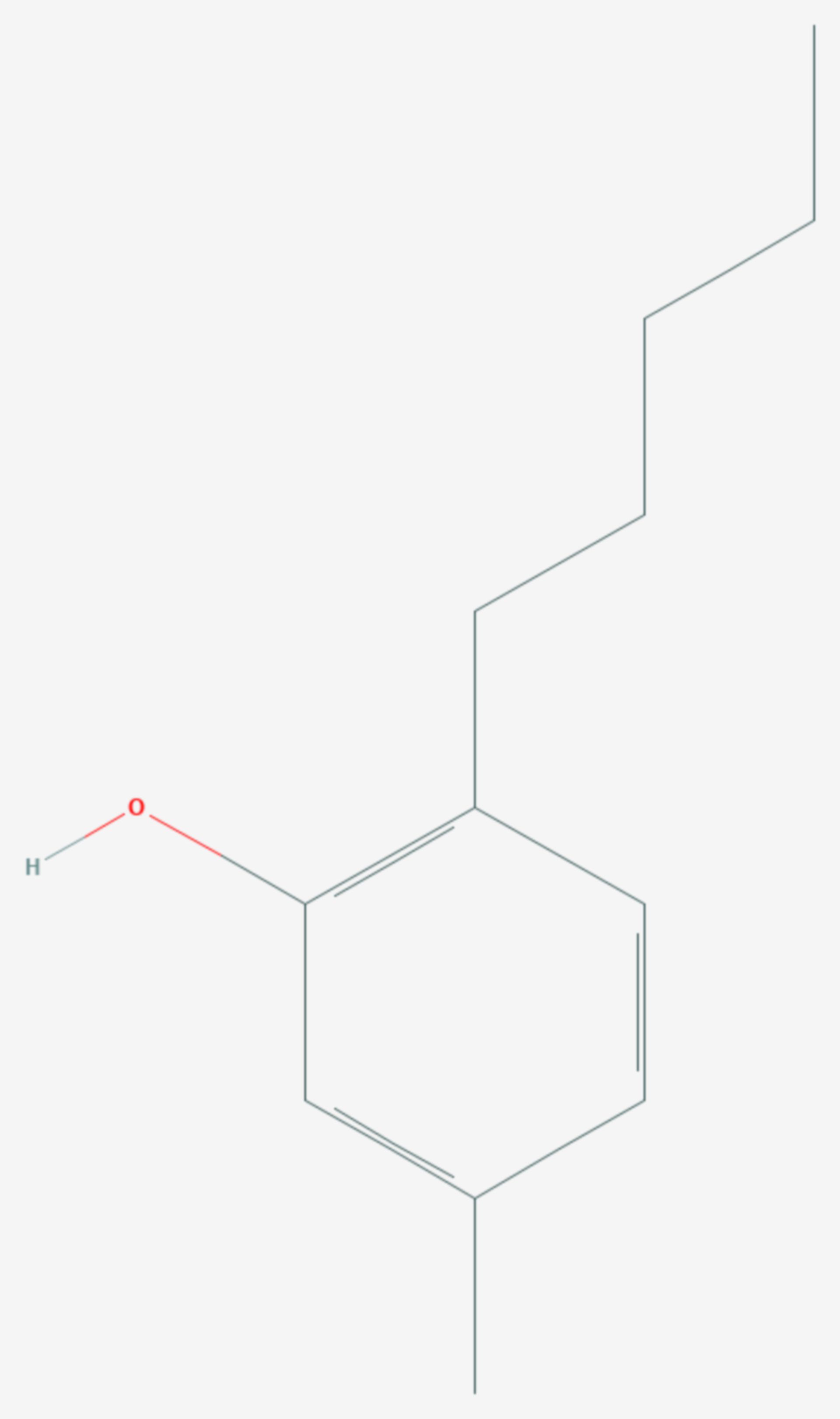 Amylmetakresol (Strukturformel)