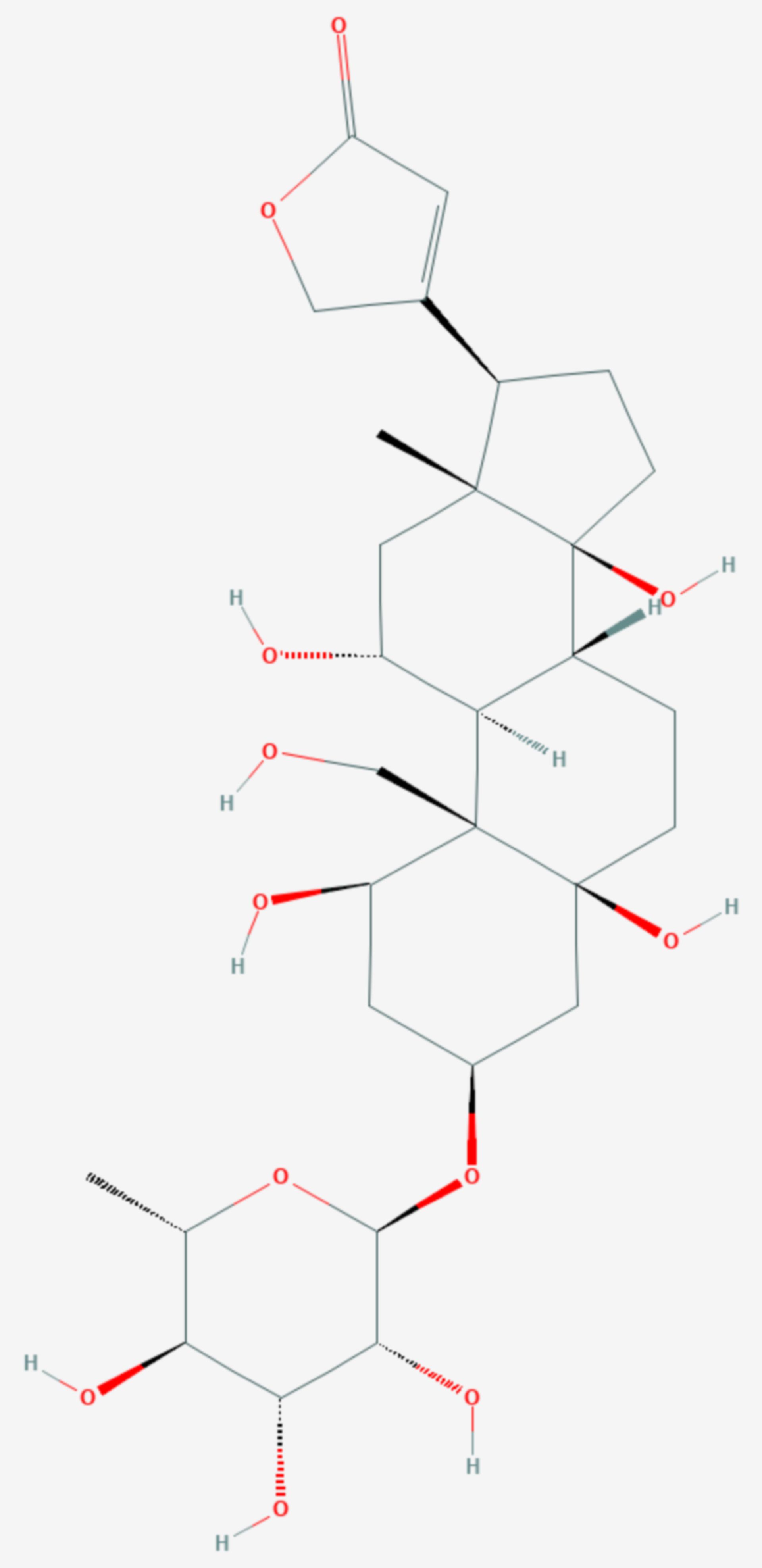 G-Strophanthin (Strukturformel)