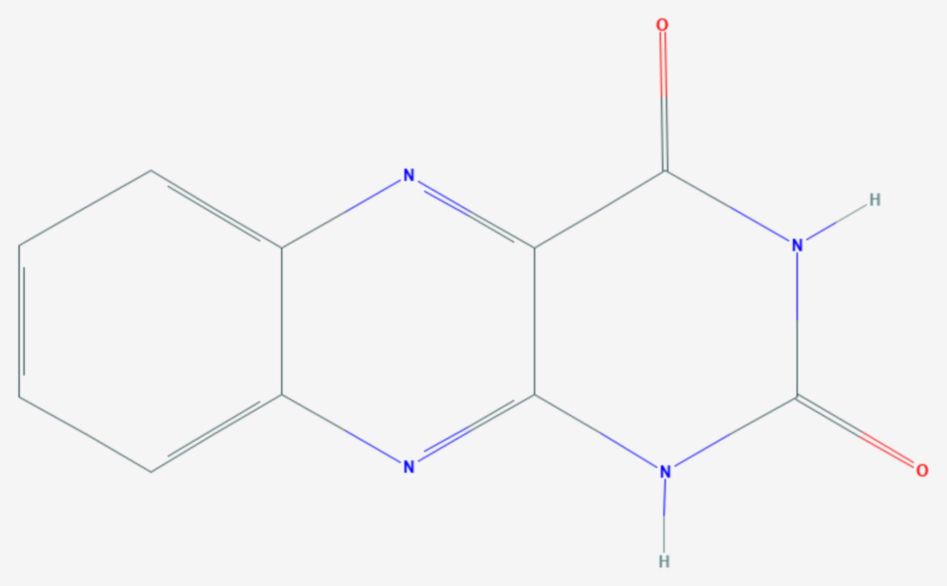 Isoalloxazin (Strukturformel)