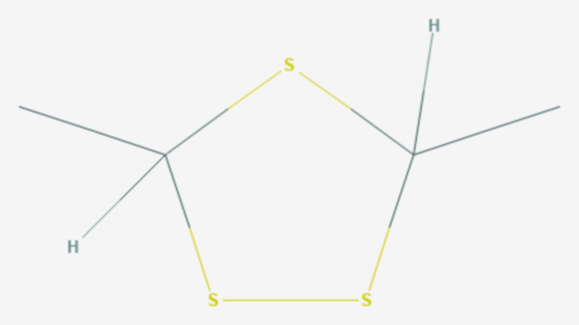 3,5-Diethyl-1,2,4-trithiolan (Strukturformel)