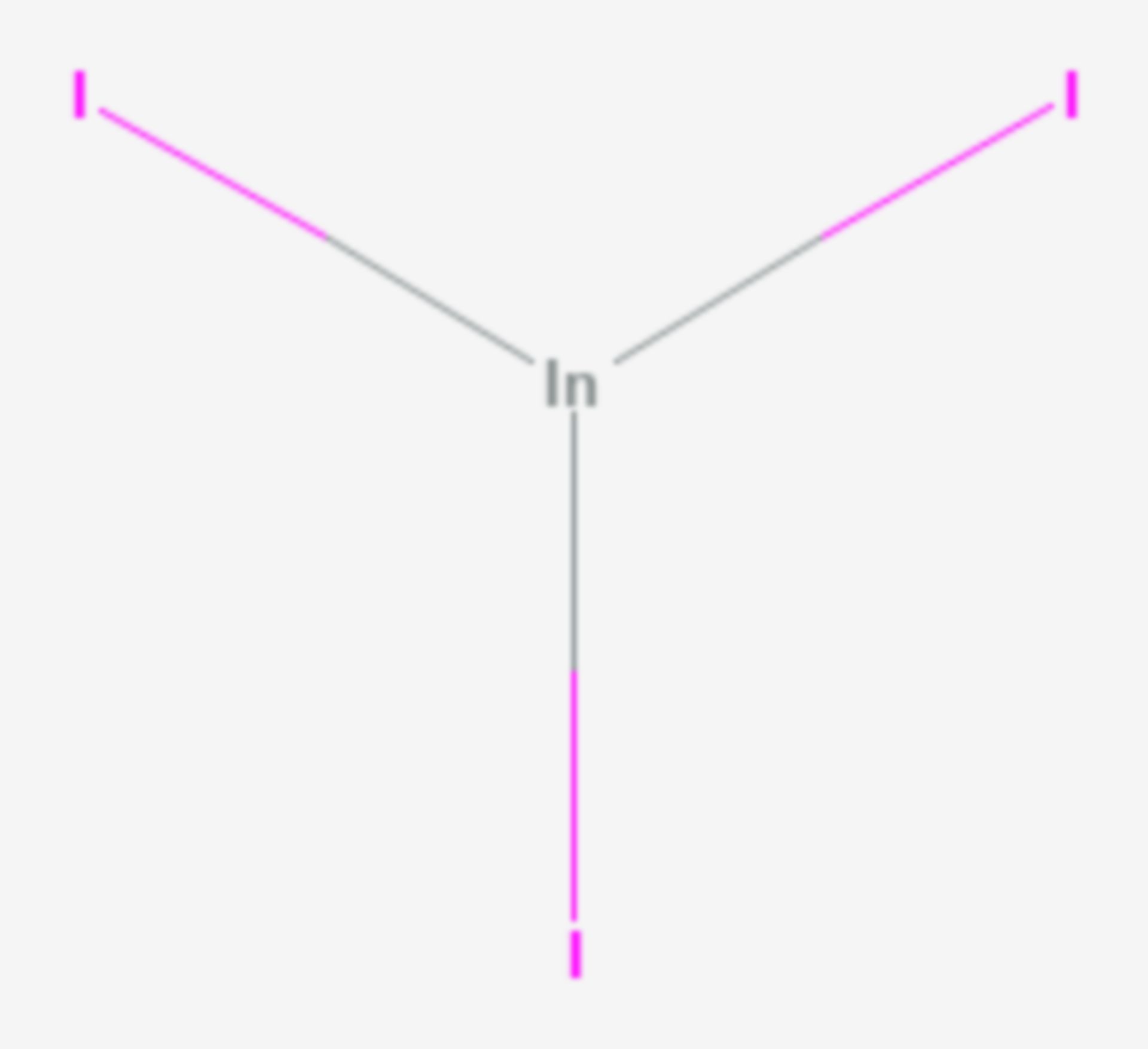 Indium(III)-iodid (Strukturformel)