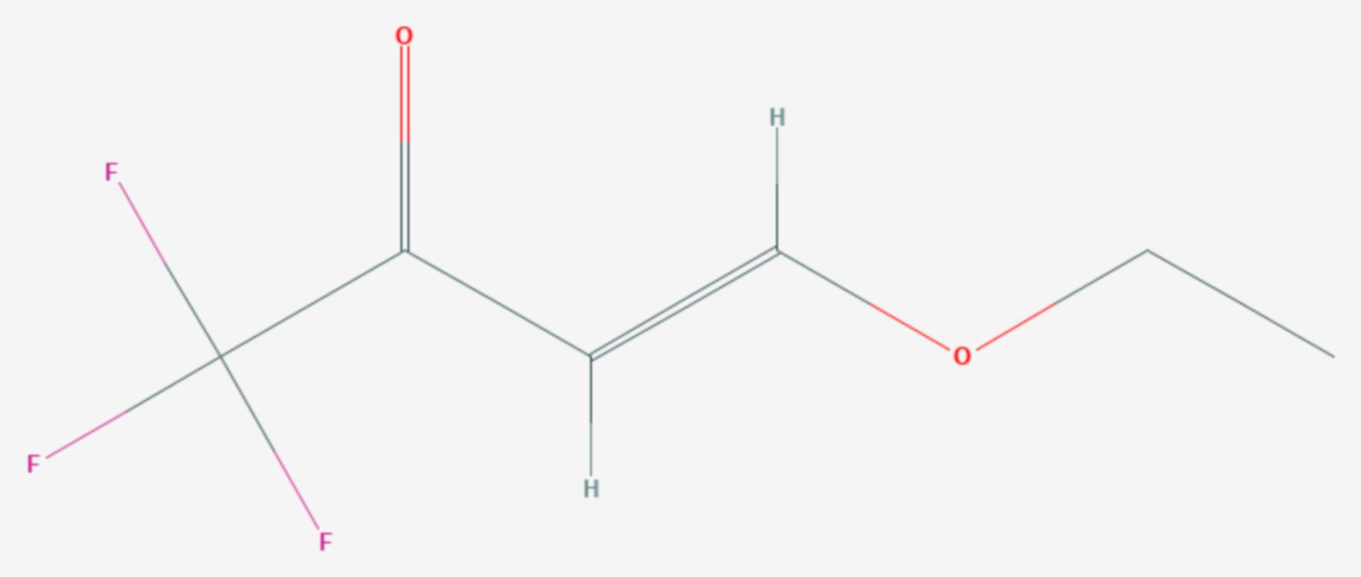 4-Ethoxy-1,1,1-trifluor-3-buten-2-on (Strukturformel)