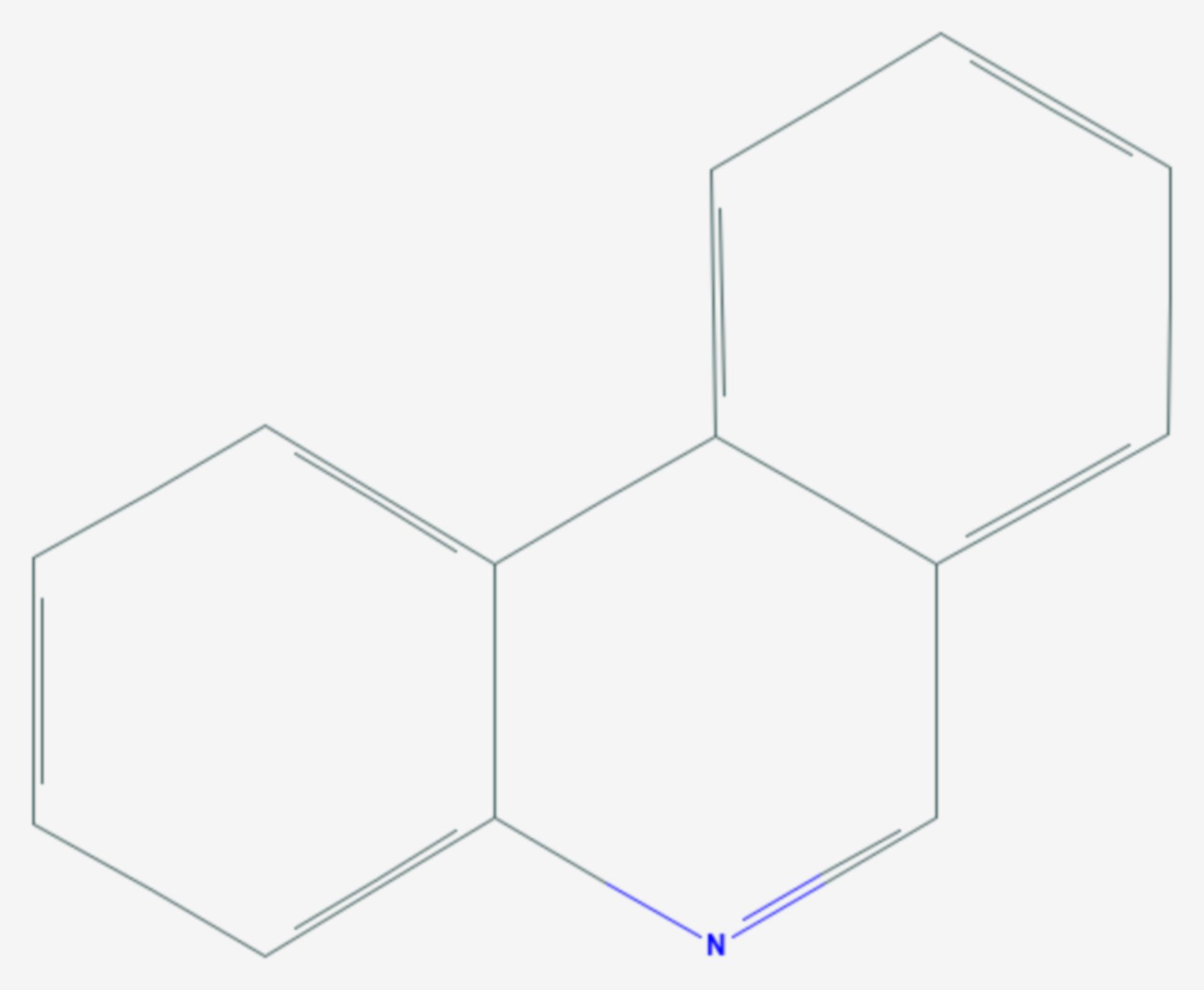 Phenanthridin (Strukturformel)