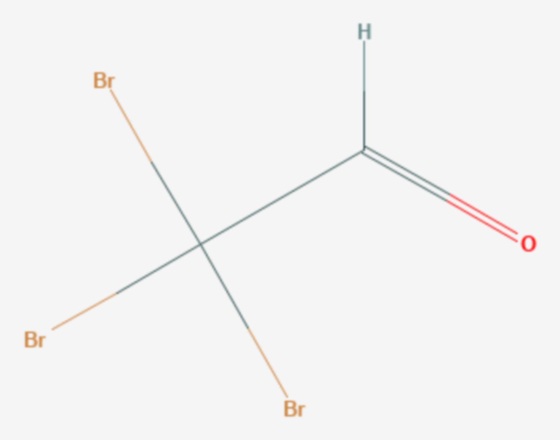Tribromacetaldehyd (Strukturformel)