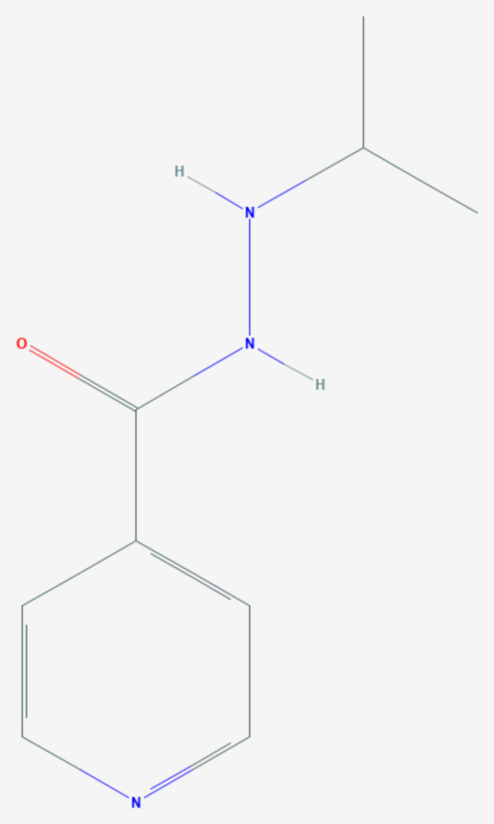 Iproniazid (Strukturformel)