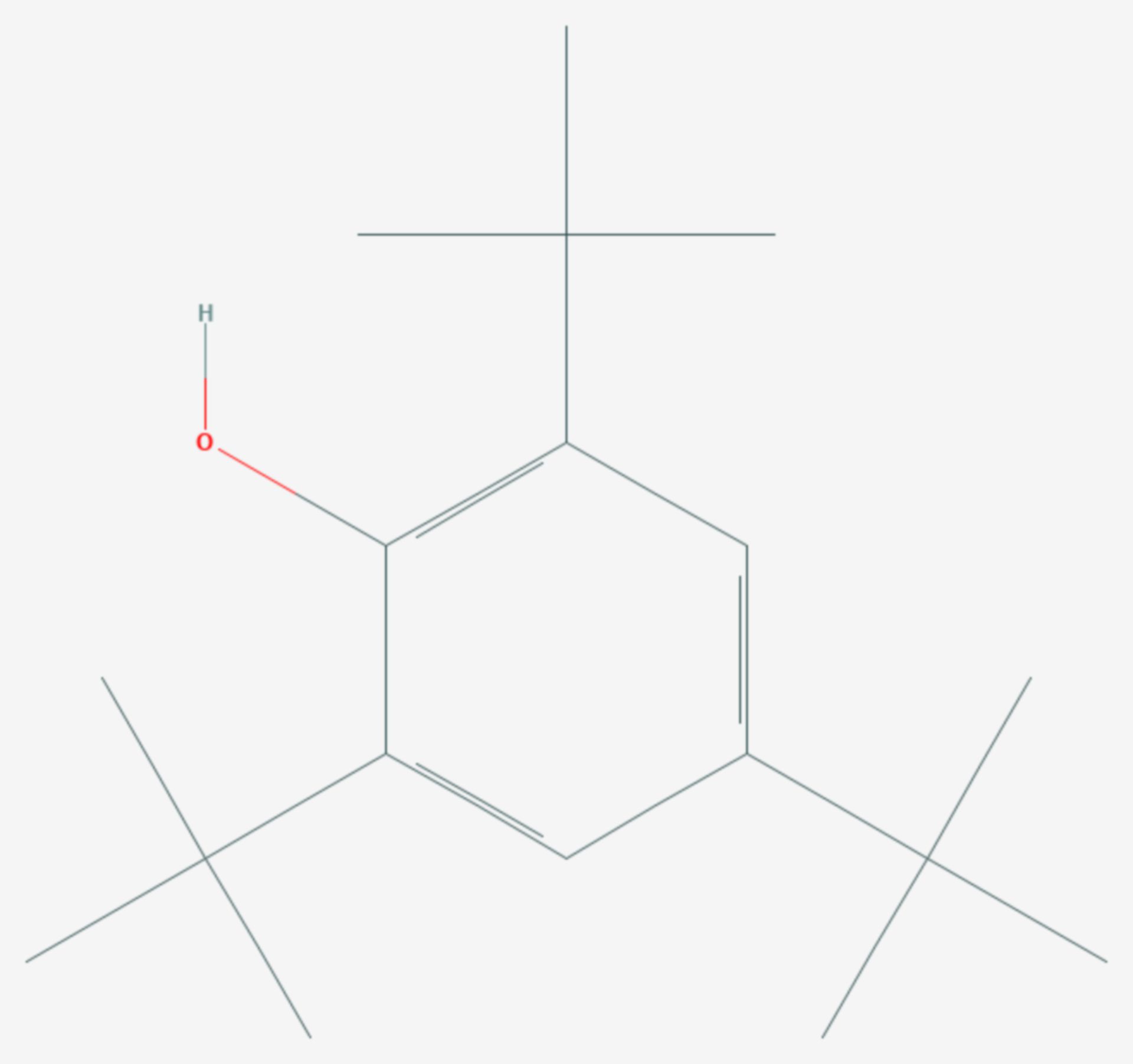 2,4,6-Tri-tert-butylphenol (Strukturformel)