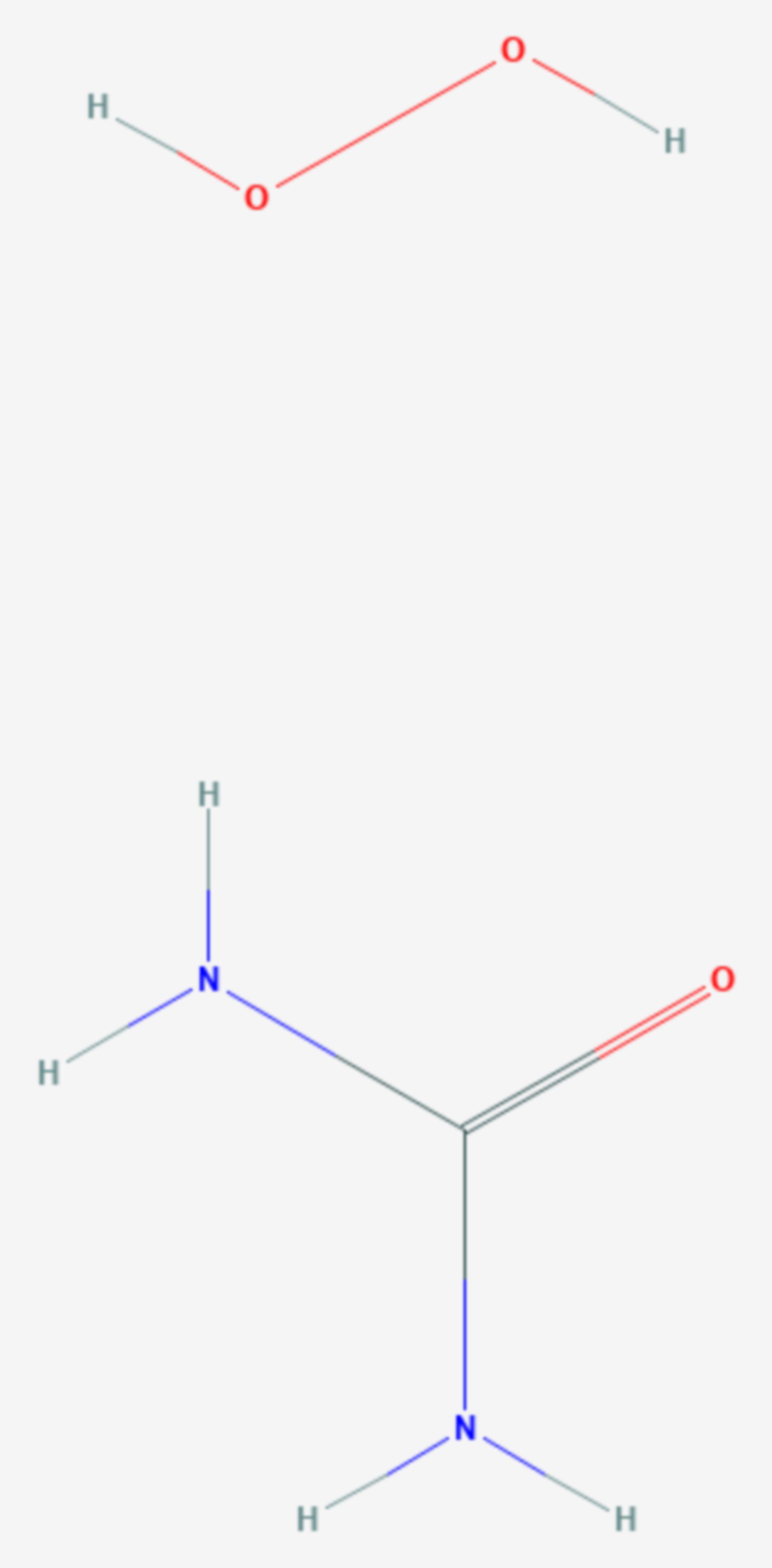 Carbamidperoxid (Strukturformel)