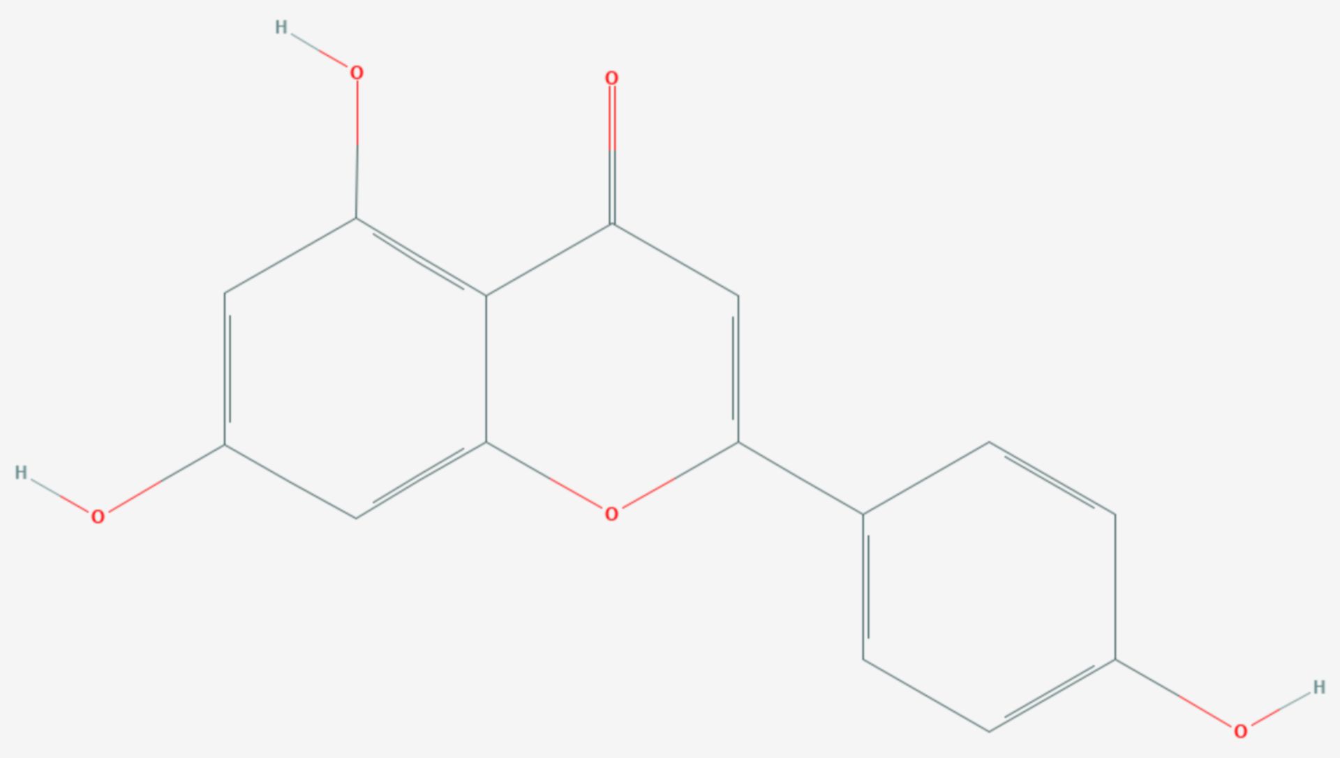 Apigenin (Strukturformel)