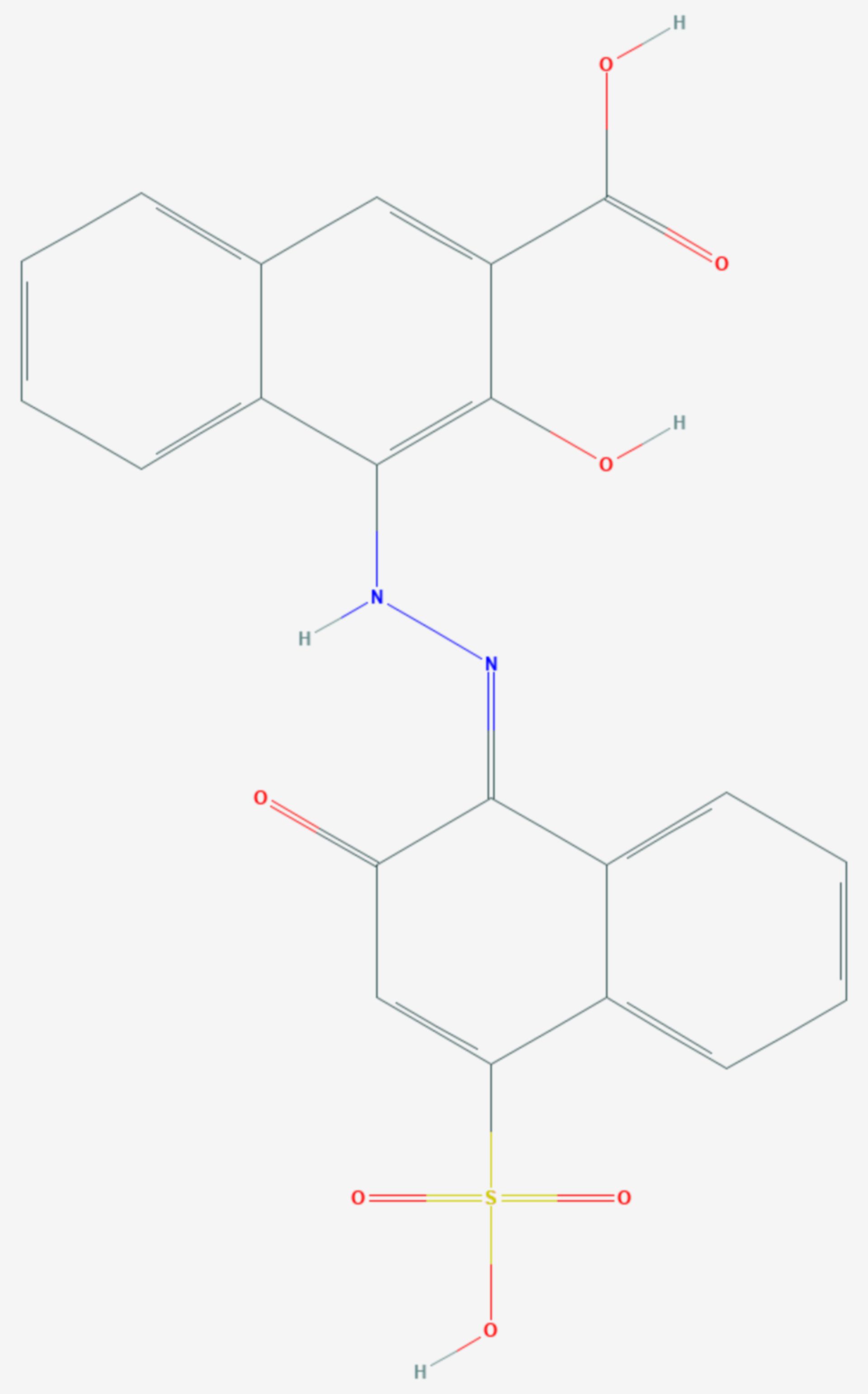 Calconcarbonsäure (Strukturformel)