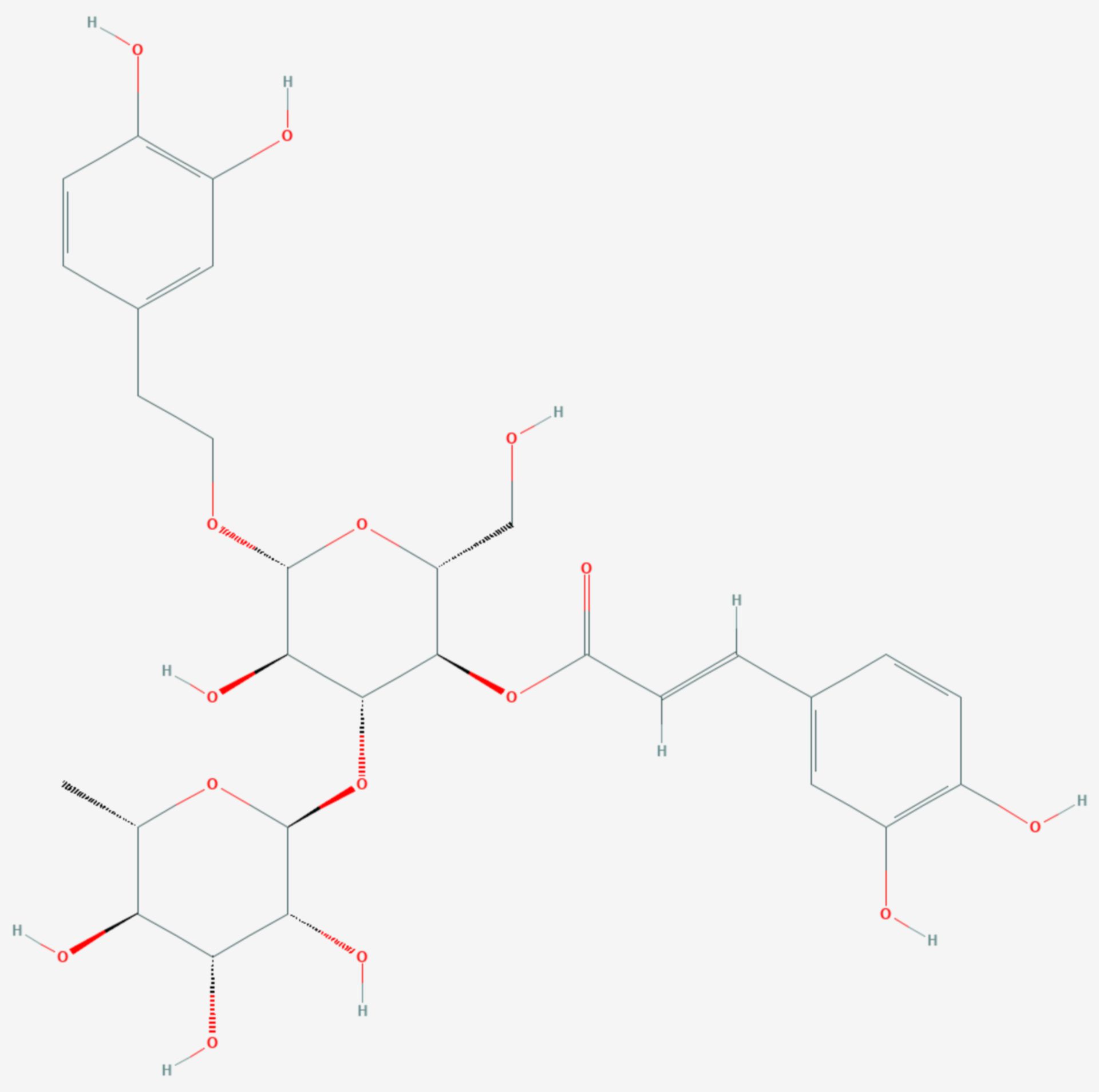 Verbascosid (Strukturformel)