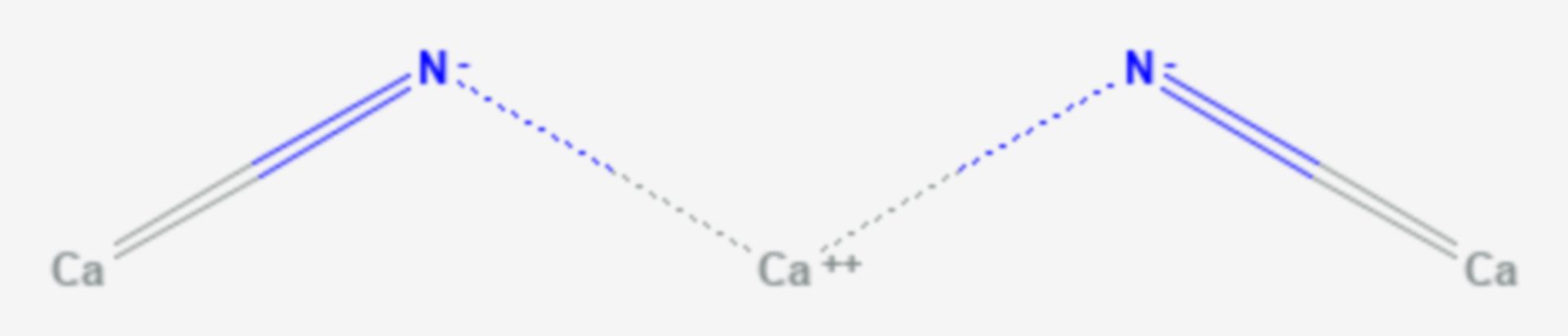 Calciumnitrid (Strukturformel)