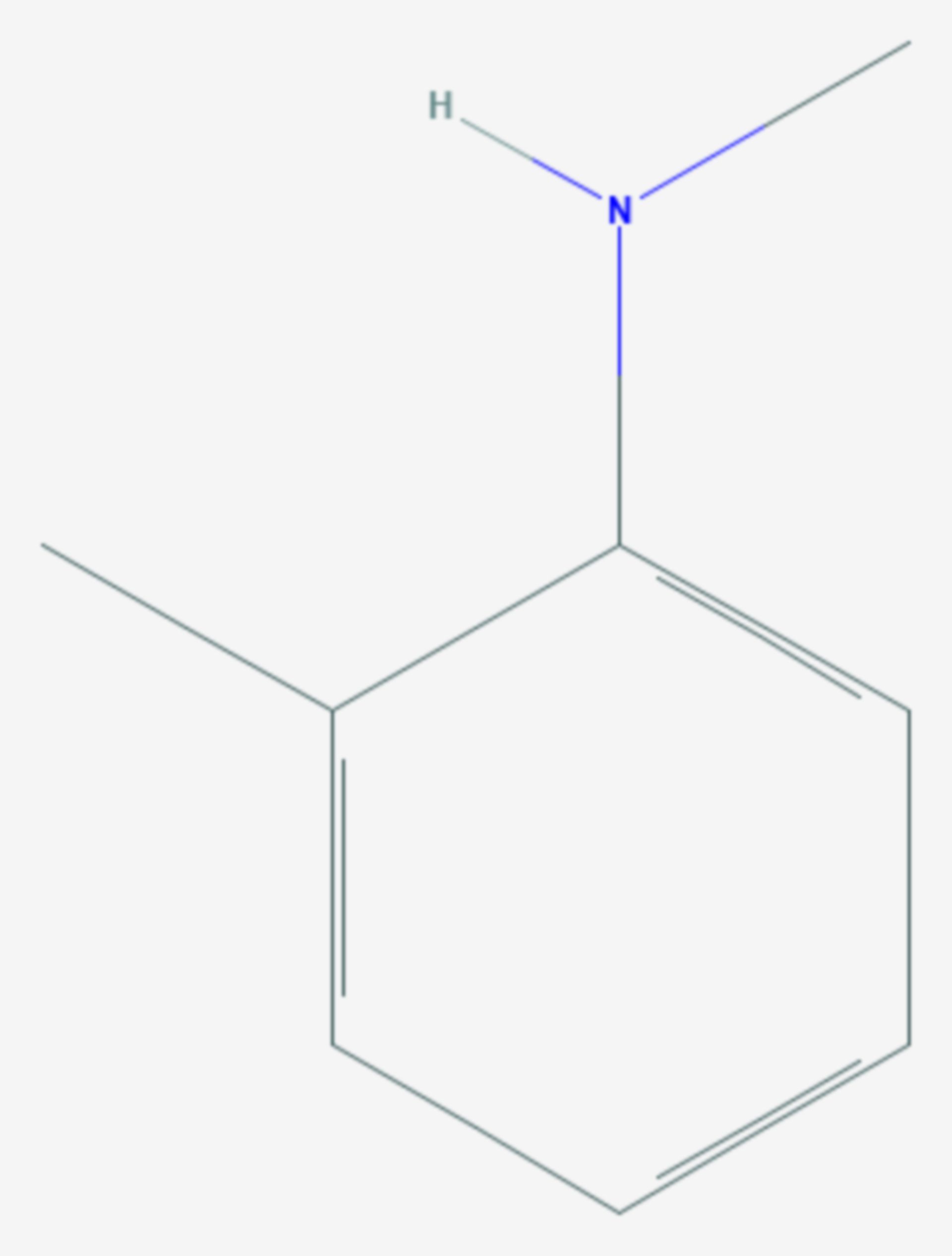 N,2-Dimethylanilin (Strukturformel)