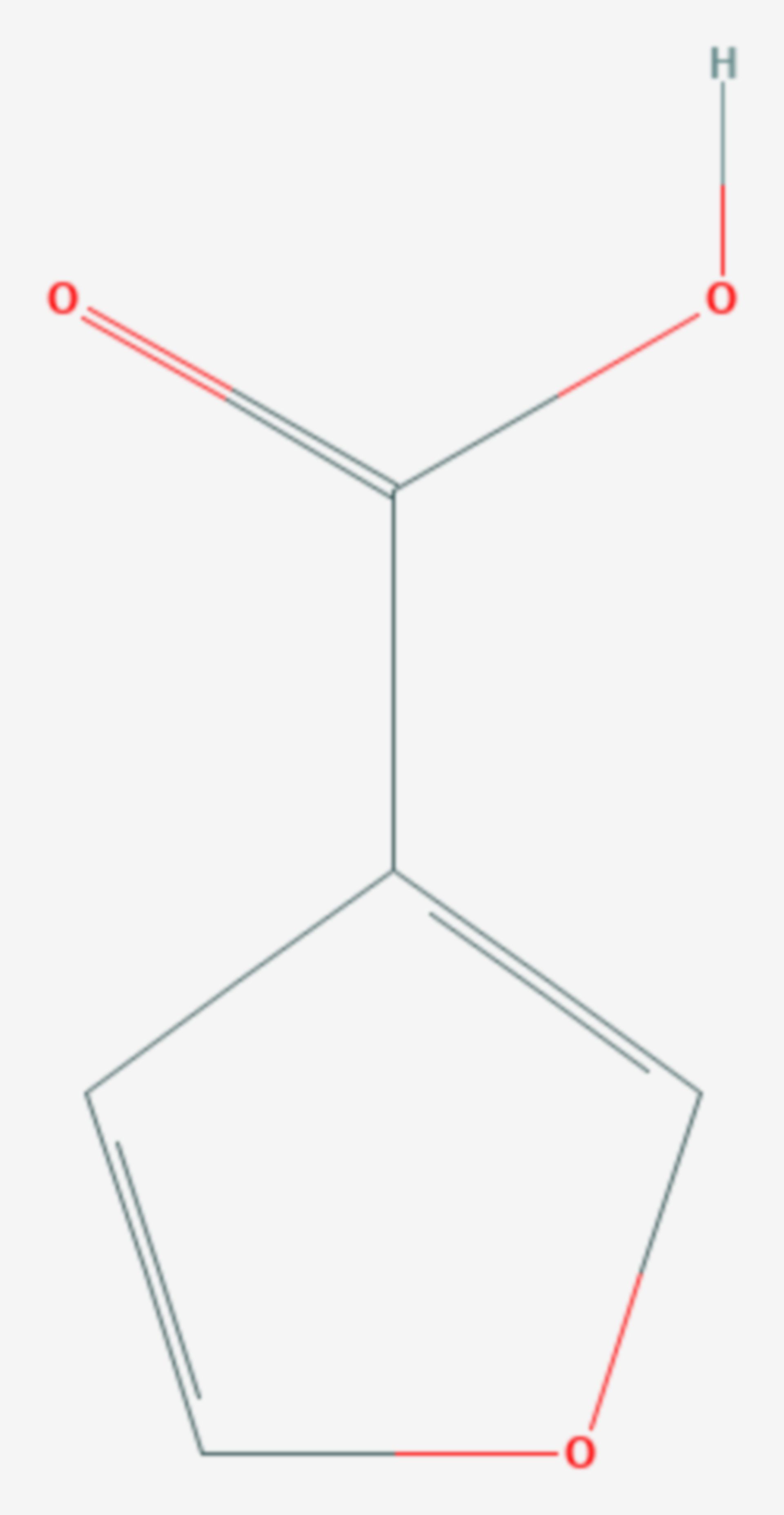 Furan-3-carbonsäure (Strukturformel)