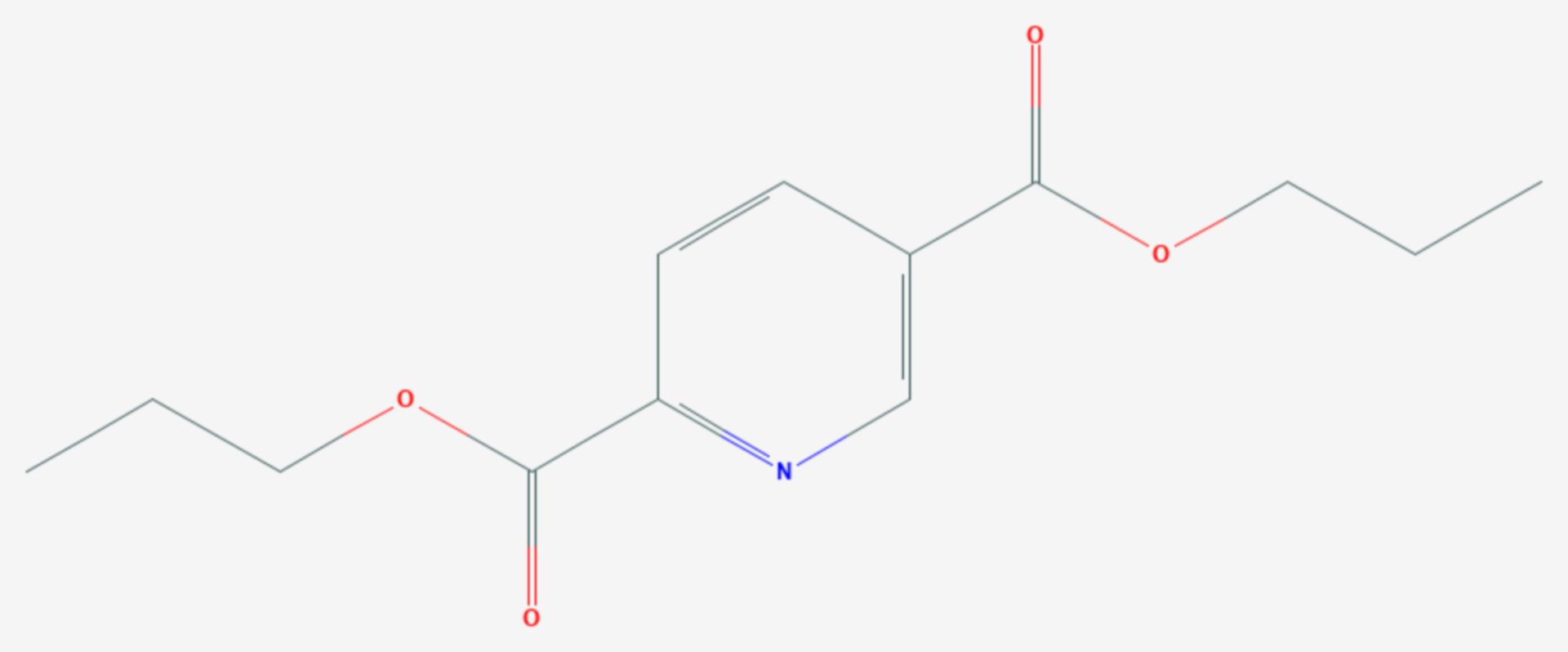 Di-n-propylisocinchomeronat (Strukturformel)
