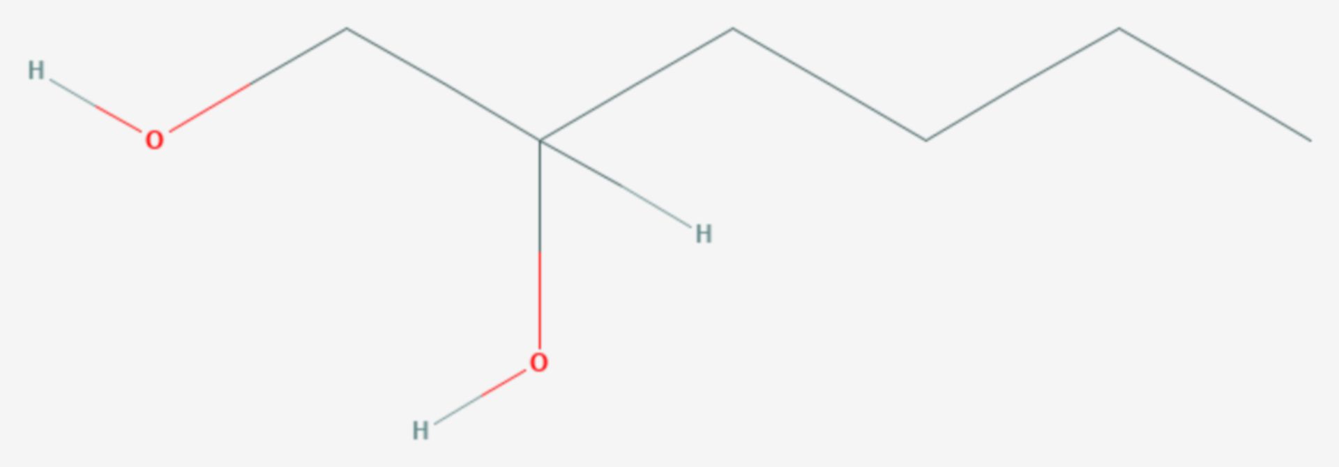 1,2-Hexandiol (Strukturformel)