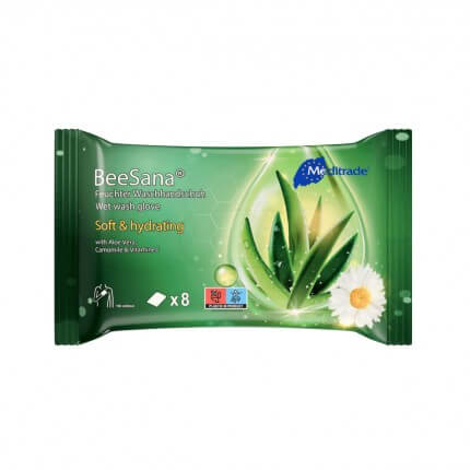 BeeSana Feuchter Waschhandschuh