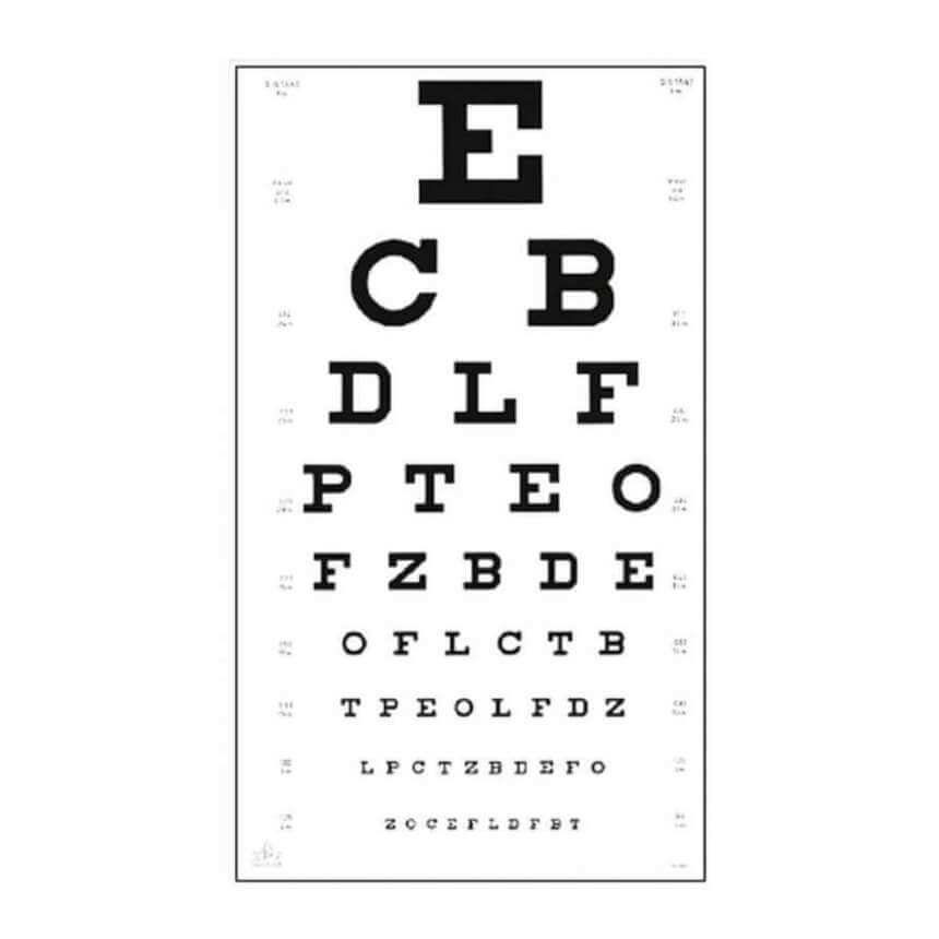 OCULUS Eye chart | DocCheck Shop